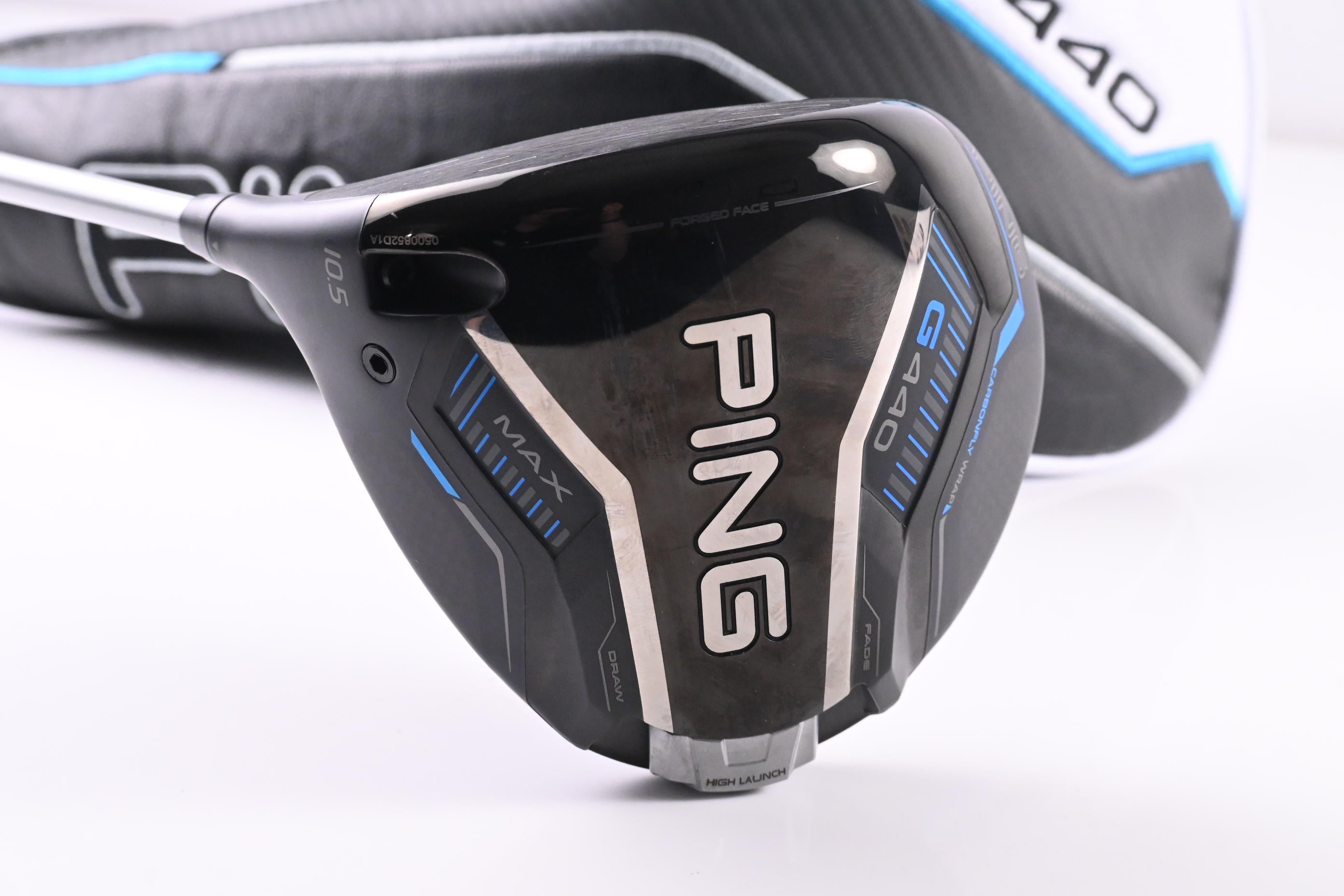 Left Hand Ping G440 Max Driver / 10.5 Degree / Senior Flex Ping Alta Quick 45
