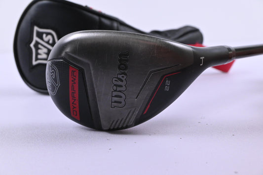 Wilson Dynapower 2023 #4 Hybrid / 22 Degree / Regular Flex HZRDUS Red RDX Smoke