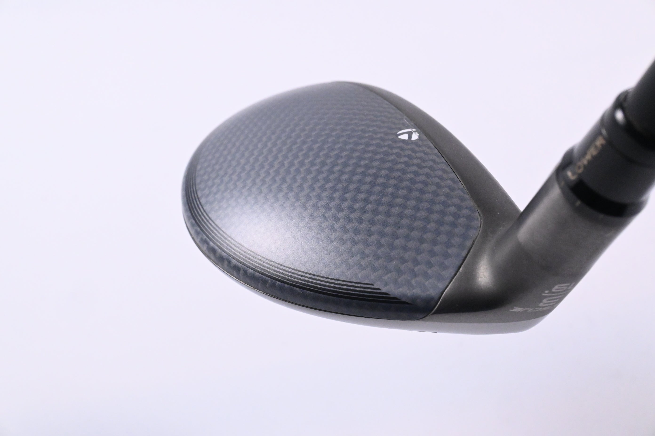 Left hand Taylormade Qi35 #3 Hybrid / 19 Degree / Stiff Flex Tensei 1K Black 85 Shaft