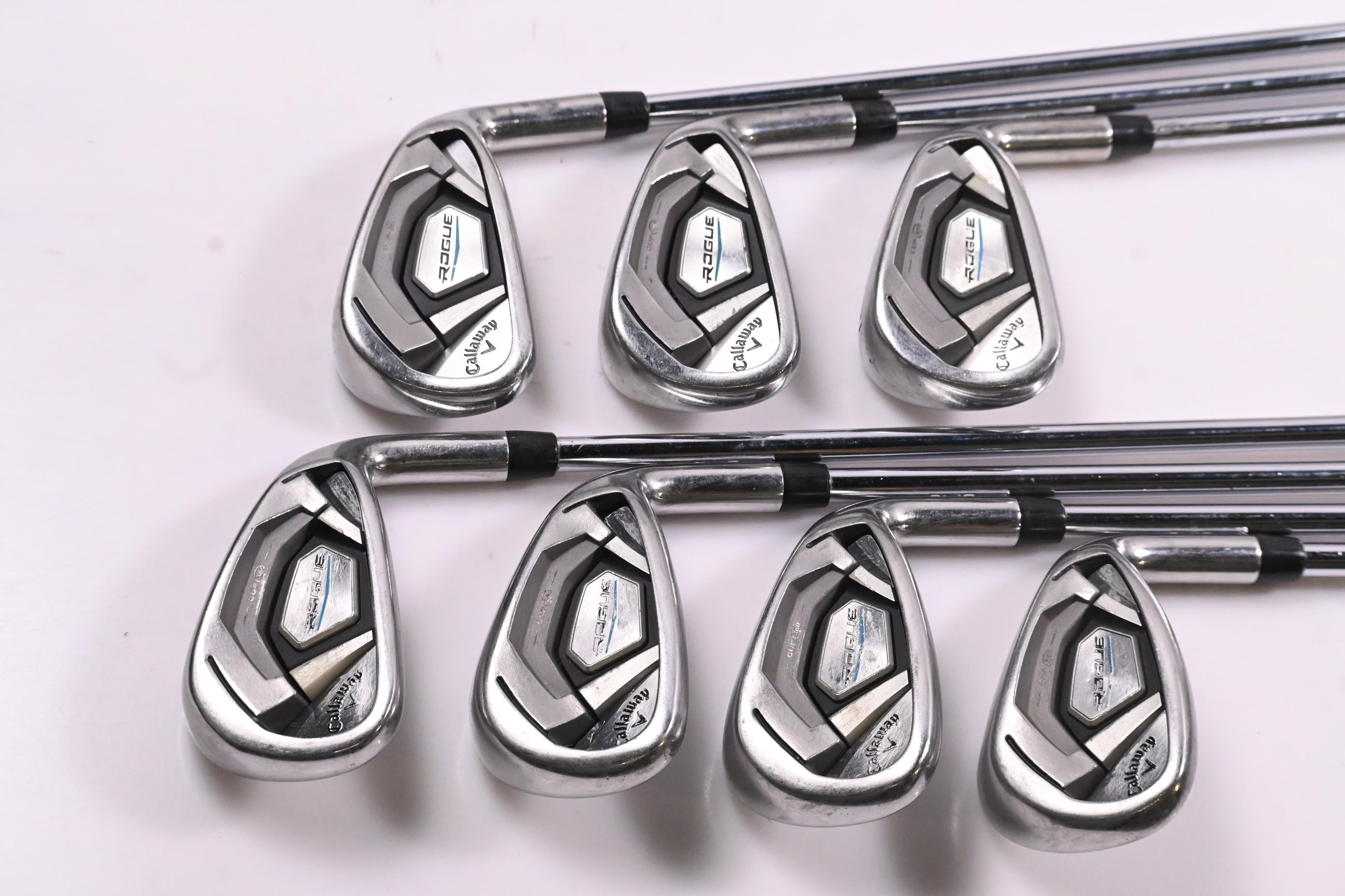 Callaway Rogue Irons / 4-PW / Stiff Flex XP 105 ST15 S300 Shafts