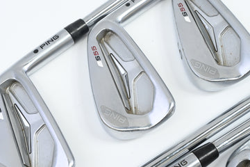 Ping S55 Irons / 4-PW / Black Dot / Stiff Flex Ping CFS Shafts