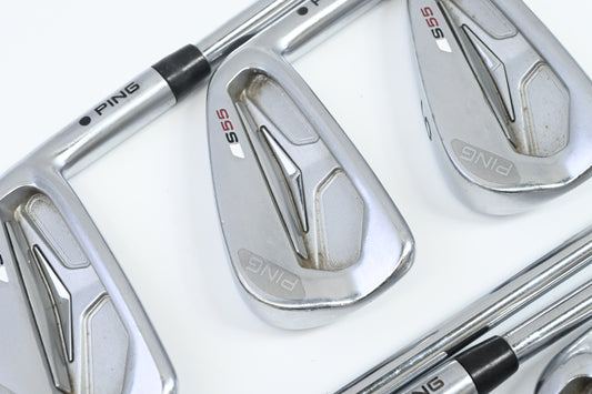 Ping S55 Irons / 4-PW / Black Dot / Stiff Flex Ping CFS Shafts