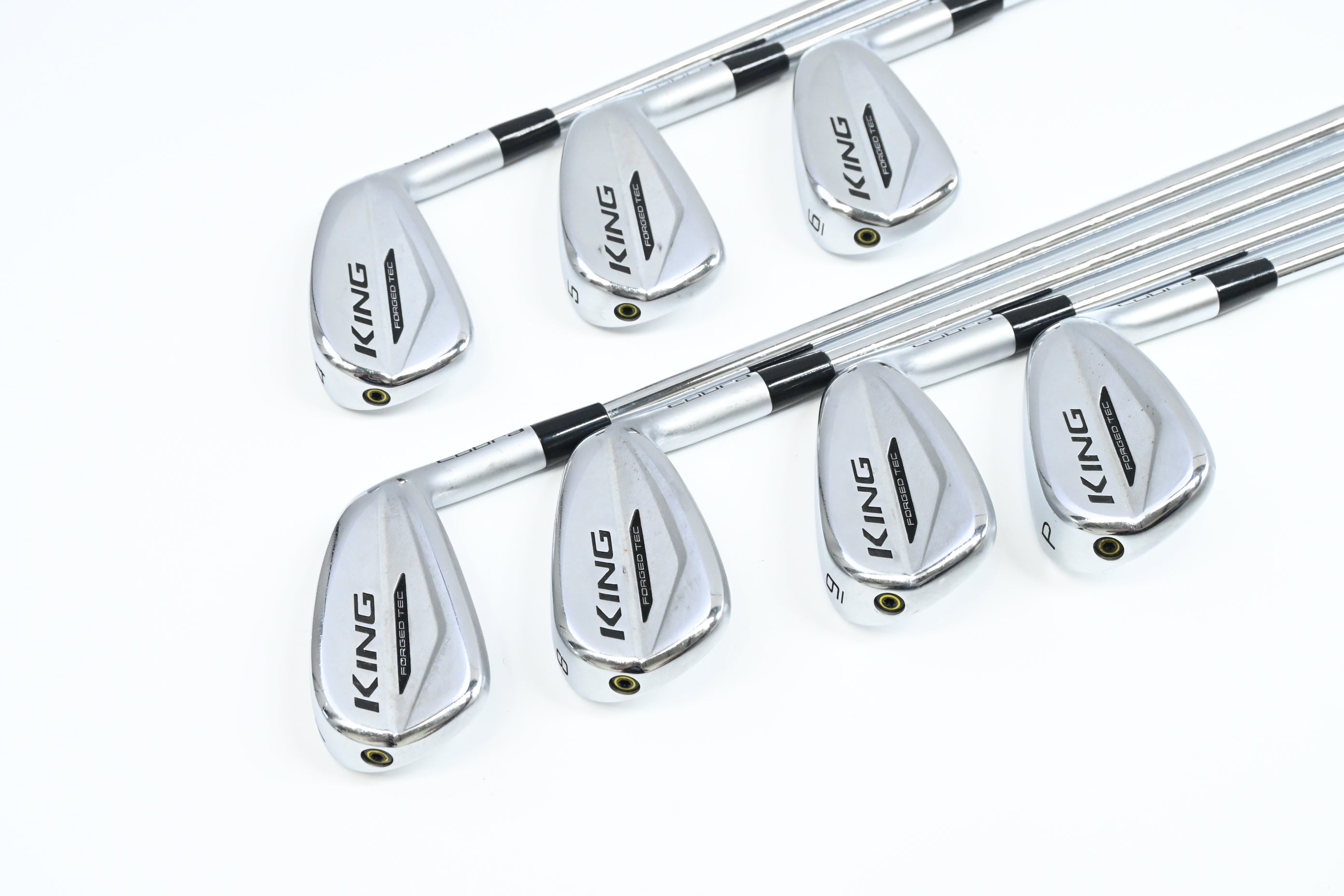 Cobra King Forged Tec 2020 Irons / 4-PW / Stiff Flex KBS $-Taper Lite Shafts