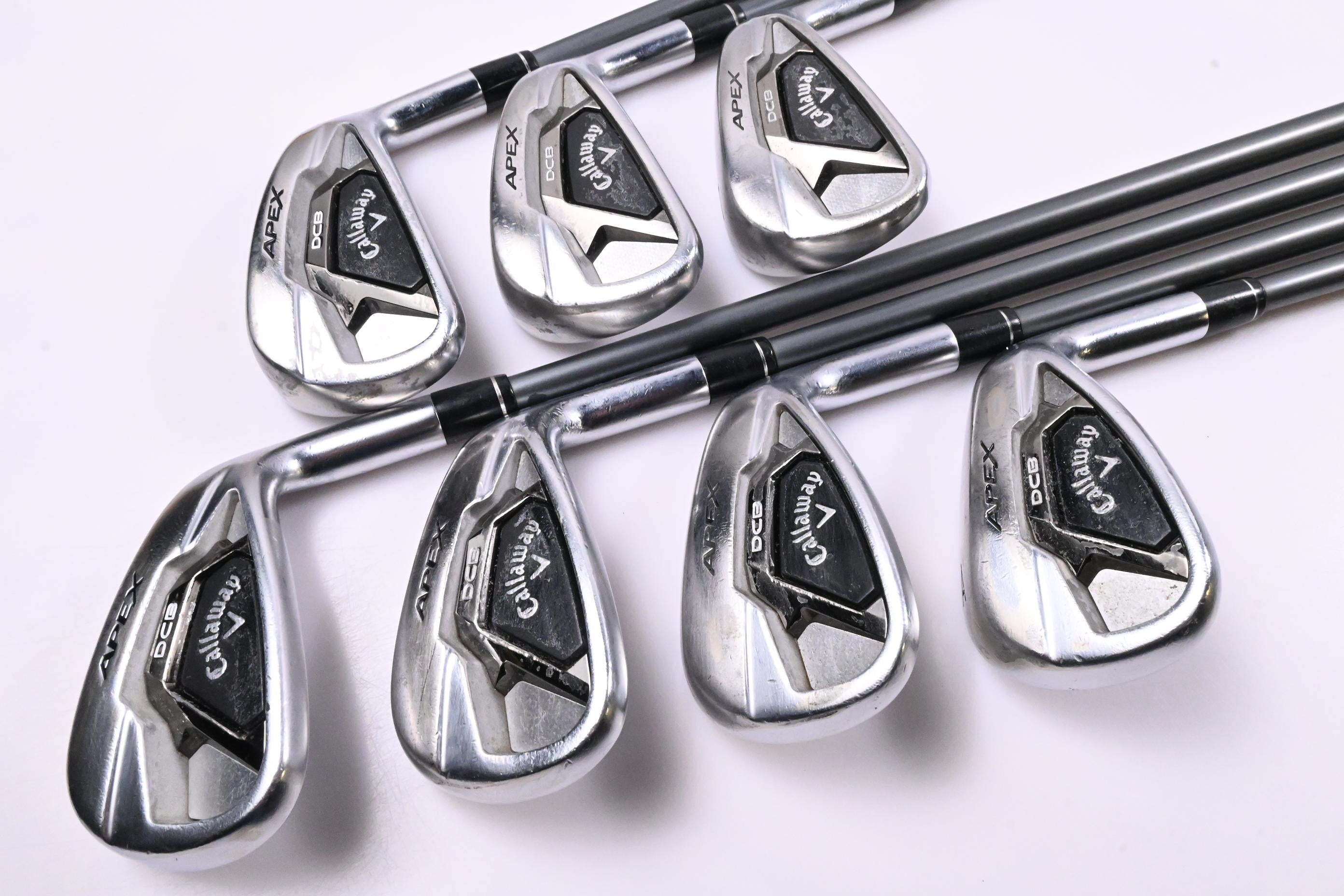 Callaway Apex DCB Irons / 5-PW+GW / Regular Flex Catalyst 65 Shafts