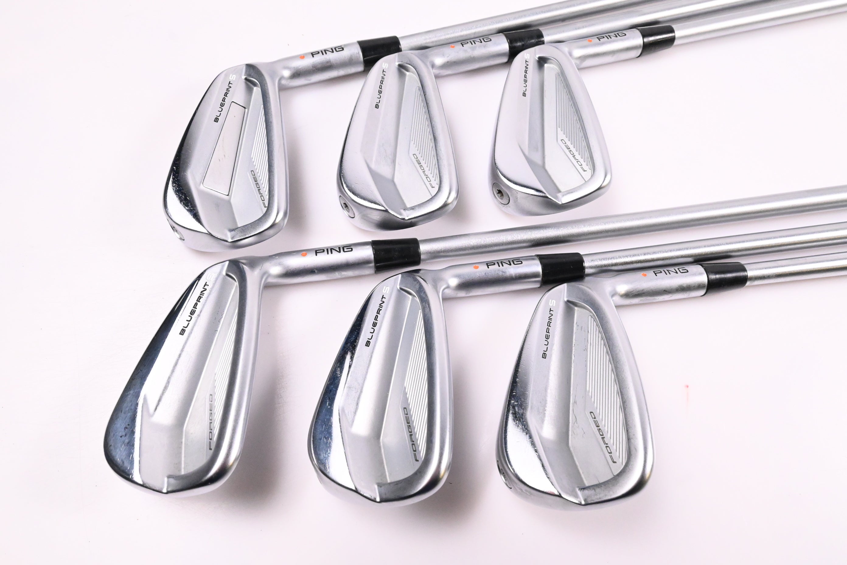 Ping Blueprint S Irons / 5-PW / Orange Dot / Stiff Flex KBS Tour C-Taper Lite