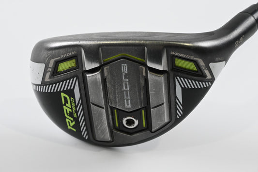 Cobra King Radspeed #5 Hybrid / 24 Degree / Stiff Flex KBS Tour Hybrid 85