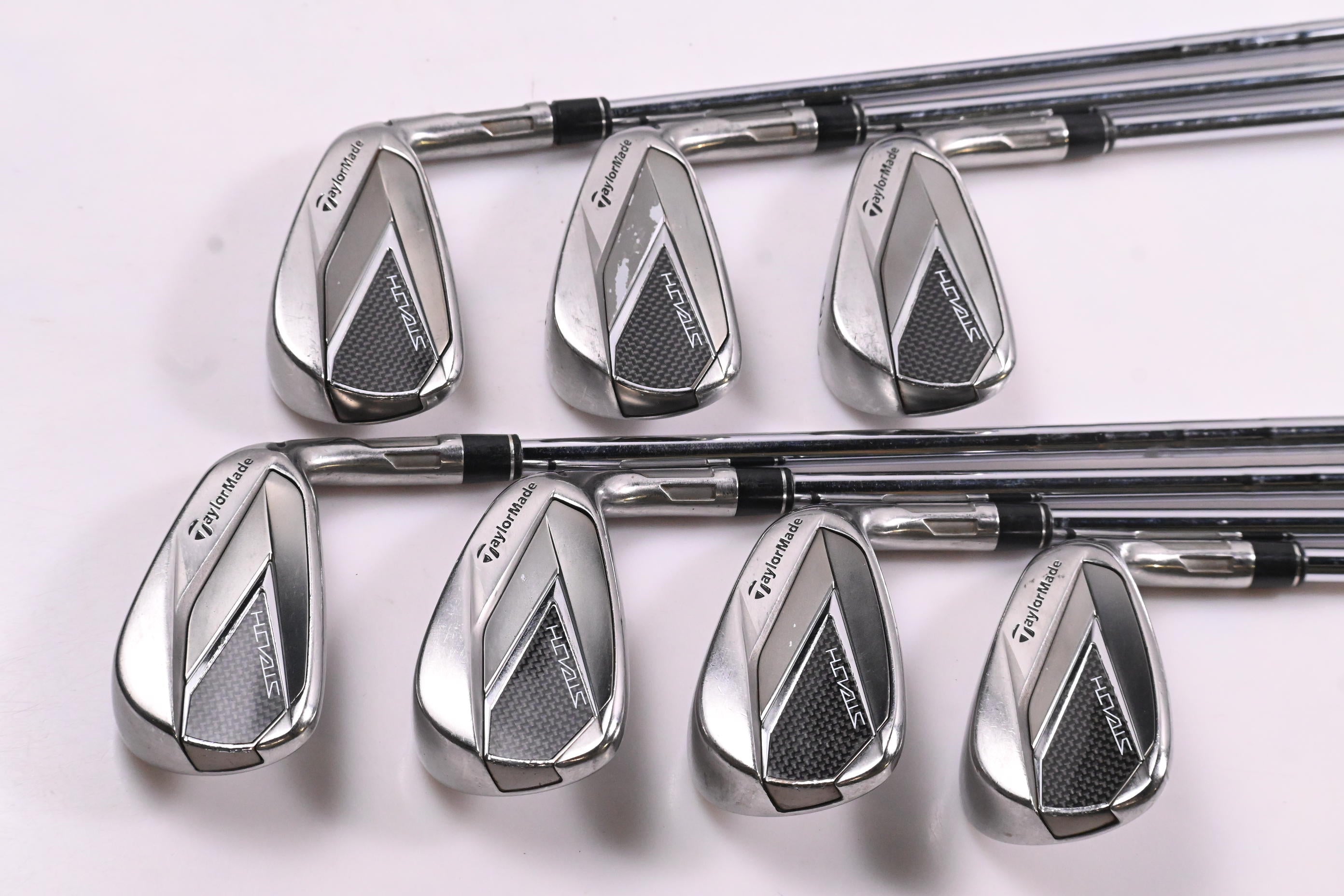 Taylormade Stealth Irons / 4-PW / Stiff Flex KBS Tour Shafts