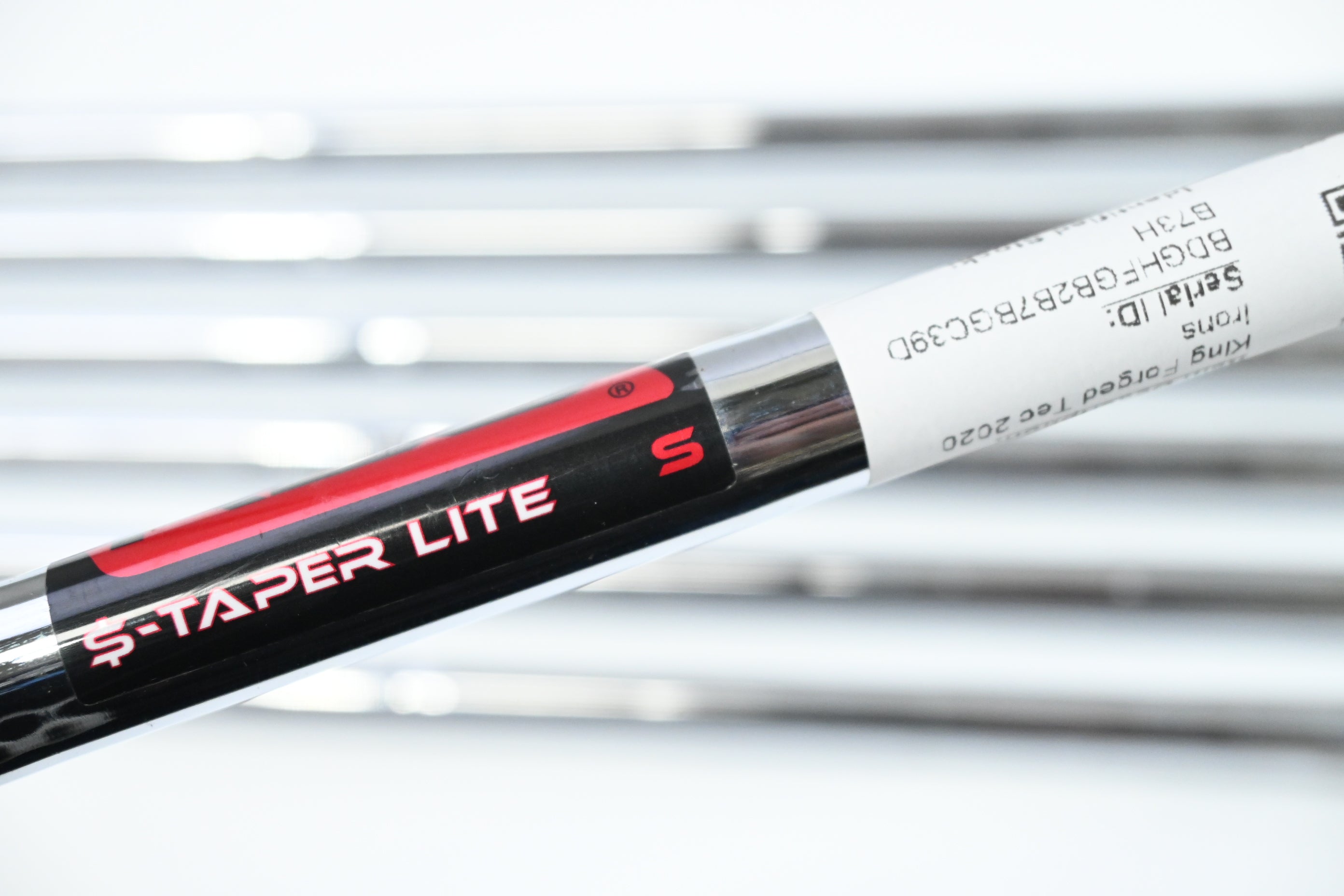 Cobra King Forged Tec 2020 Irons / 4-PW / Stiff Flex KBS $-Taper Lite Shafts