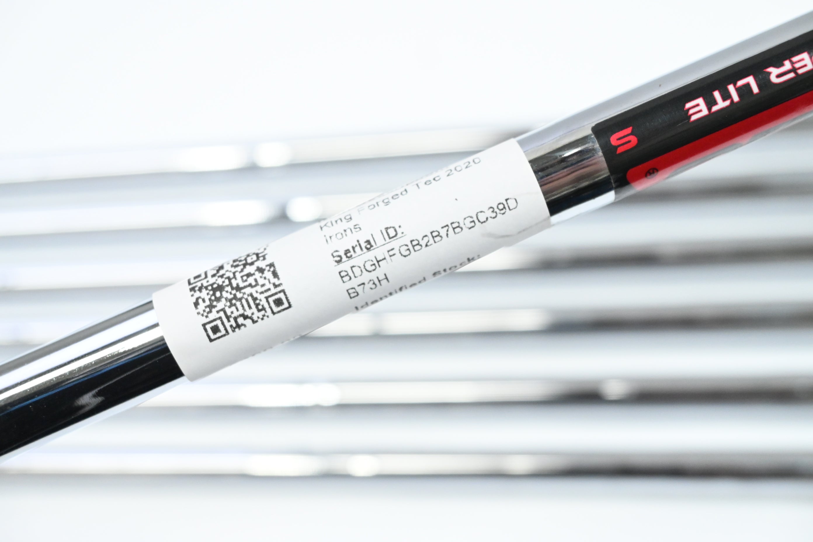 Cobra King Forged Tec 2020 Irons / 4-PW / Stiff Flex KBS $-Taper Lite Shafts