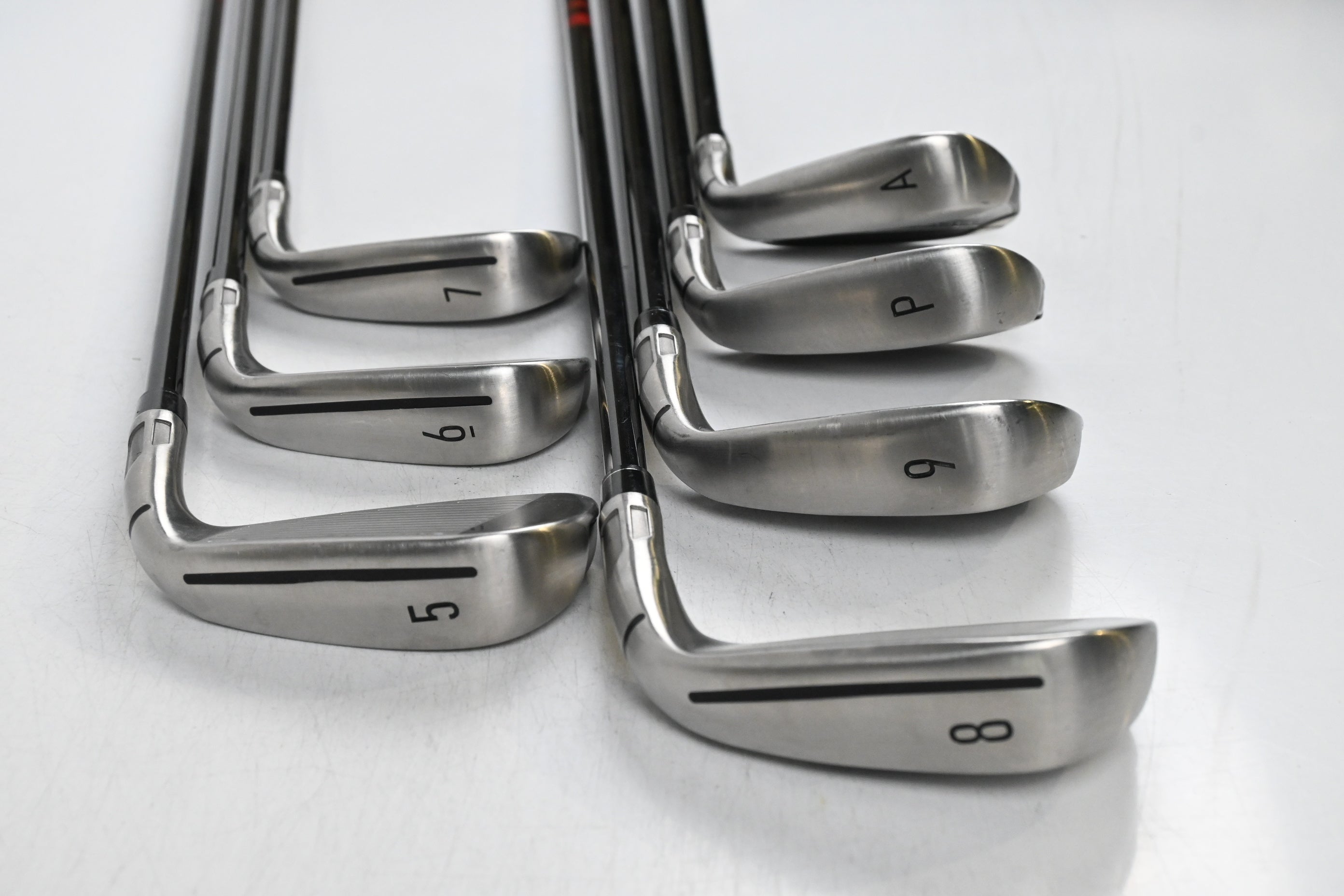 Left Hand Taylormade Stealth Irons / 5-PW+GW / Regular Flex Ventus Red 6 Shafts