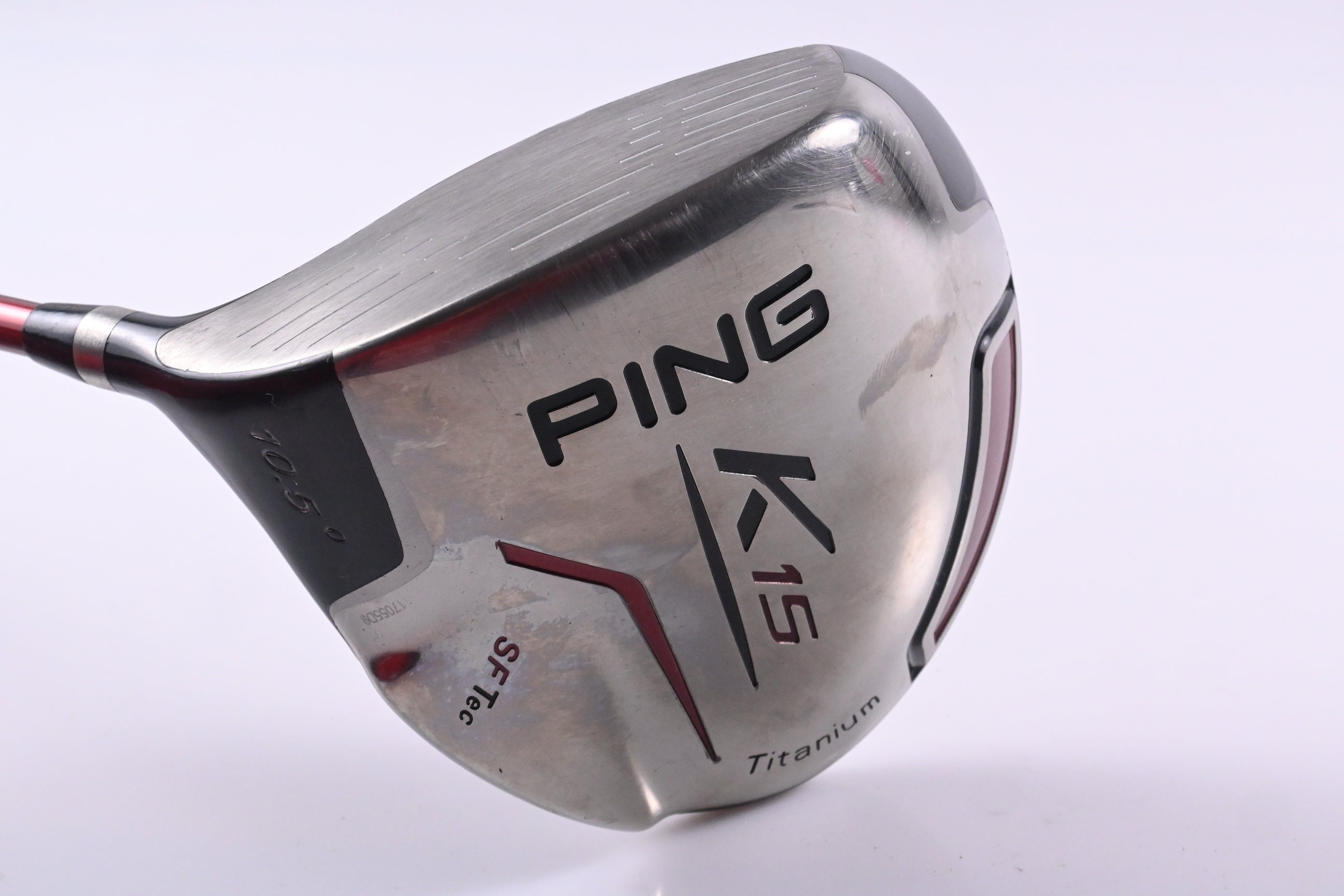 Left Hand Ping K15 SF Tec Driver / 10.5 Degree / Regular Flex Ping TFC 169 Shaft
