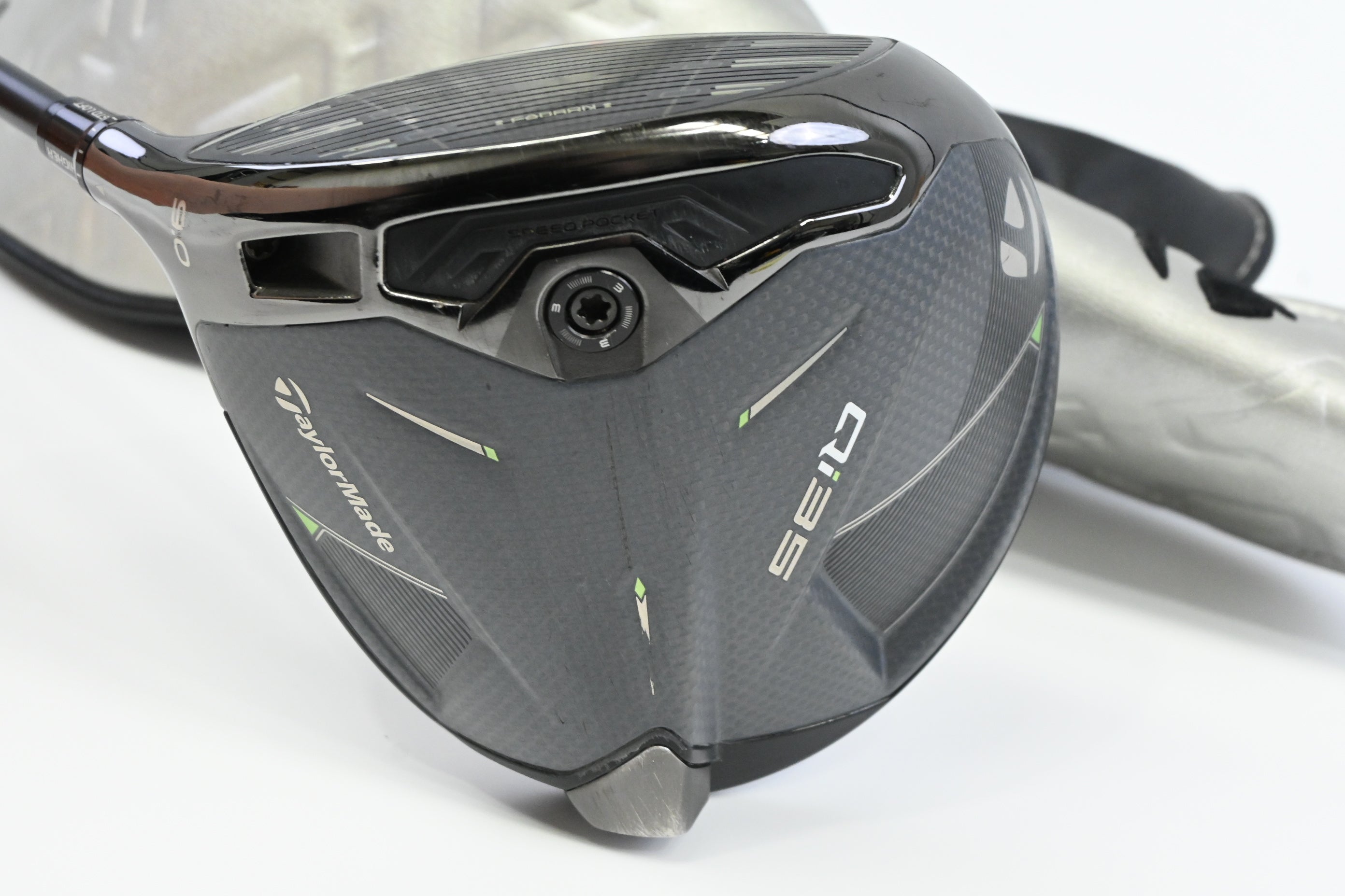 Left Hand Taylormade Qi35 Driver / 9 Degree / Stiff Flex Fujikura Ventus Blue 5