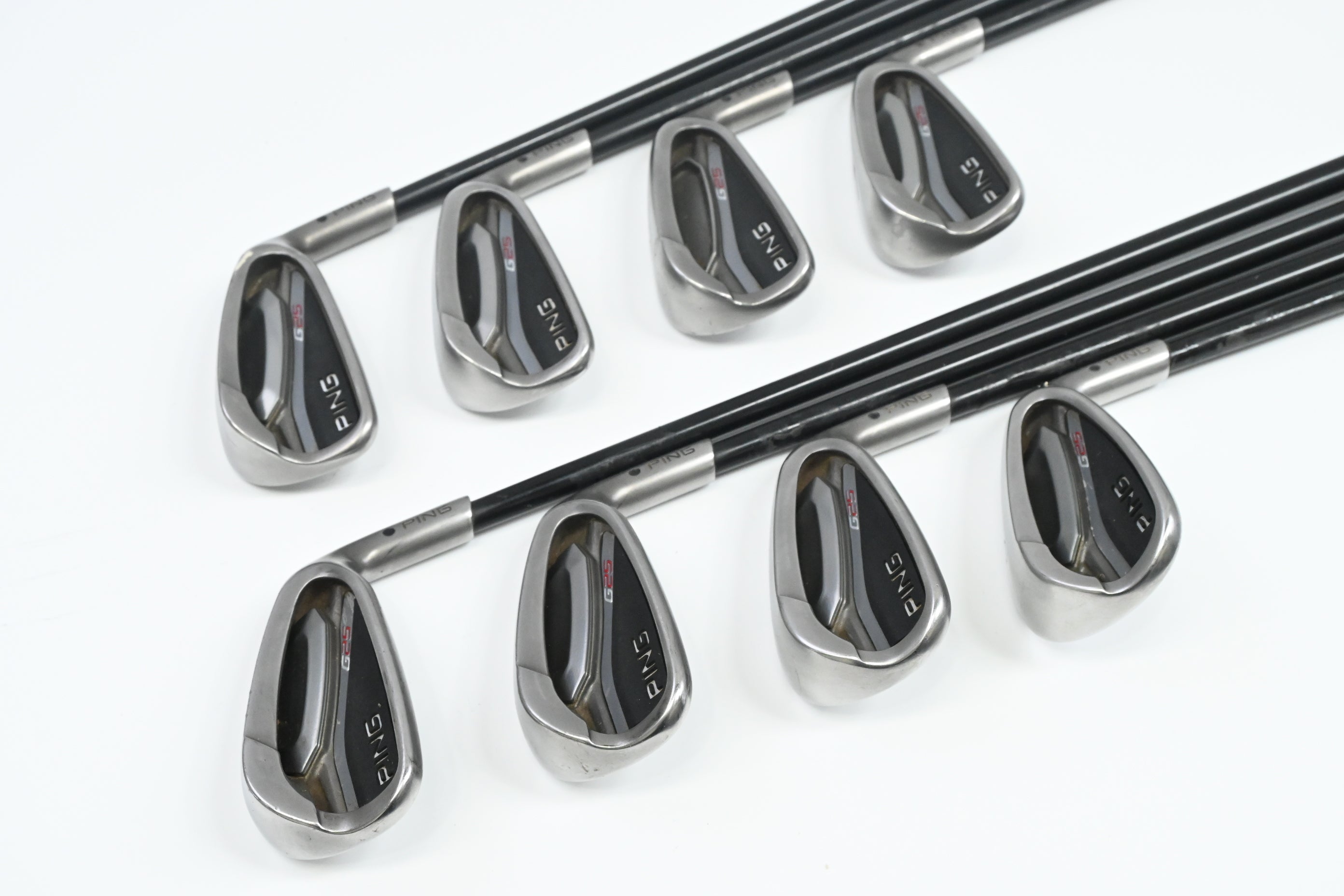 Ping G25 Irons / 4-PW+SW / Black Dot / Regular Flex Ping TFC 189 Shafts