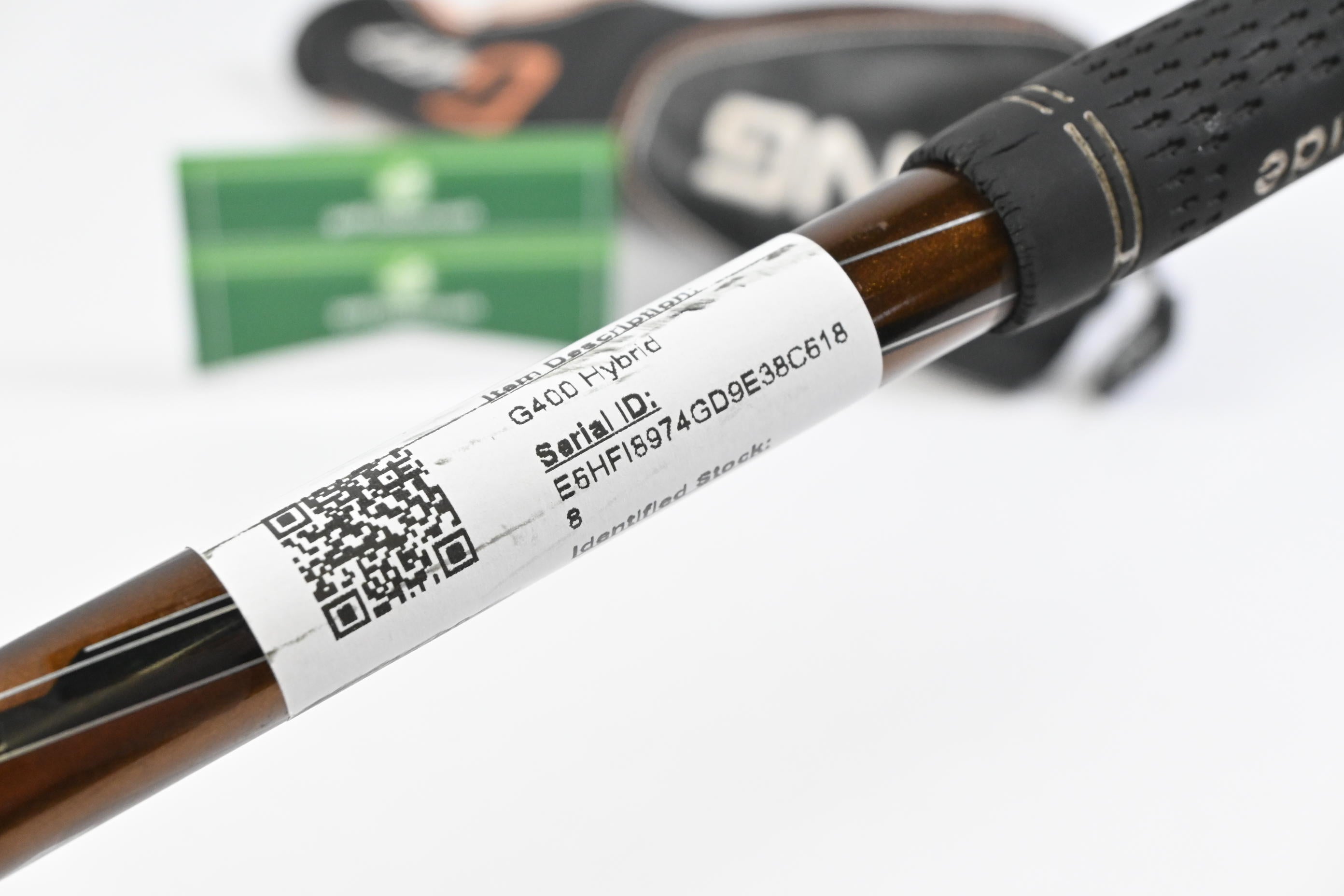 Ping G400 #4 Hybrid / 22 Degree / Stiff Flex Ping Alta CB 70 Shaft