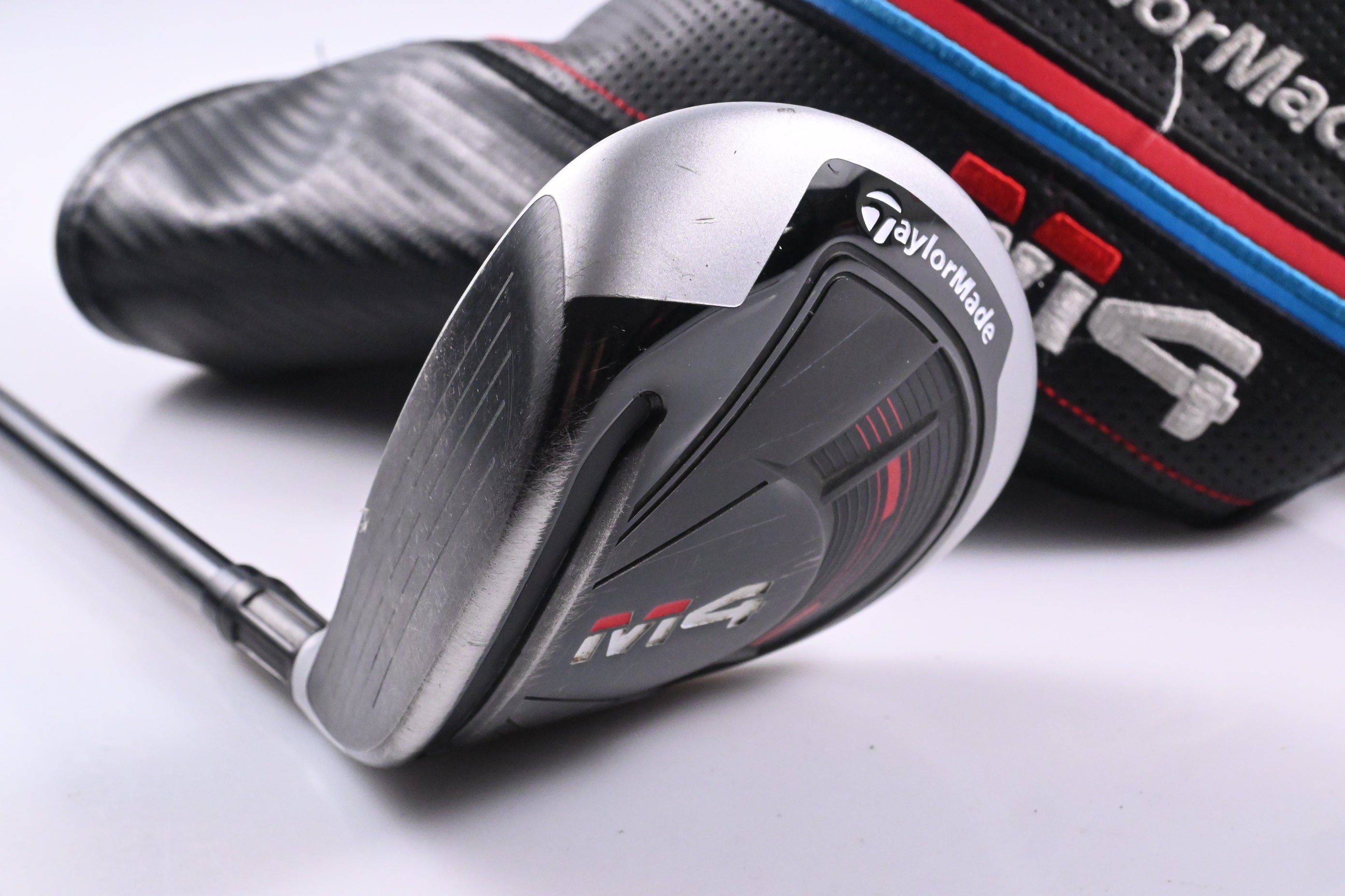 Left Hand Taylormade M4 #3 Wood / 15 Degree / Regular Flex Atmos Red 5 Shaft