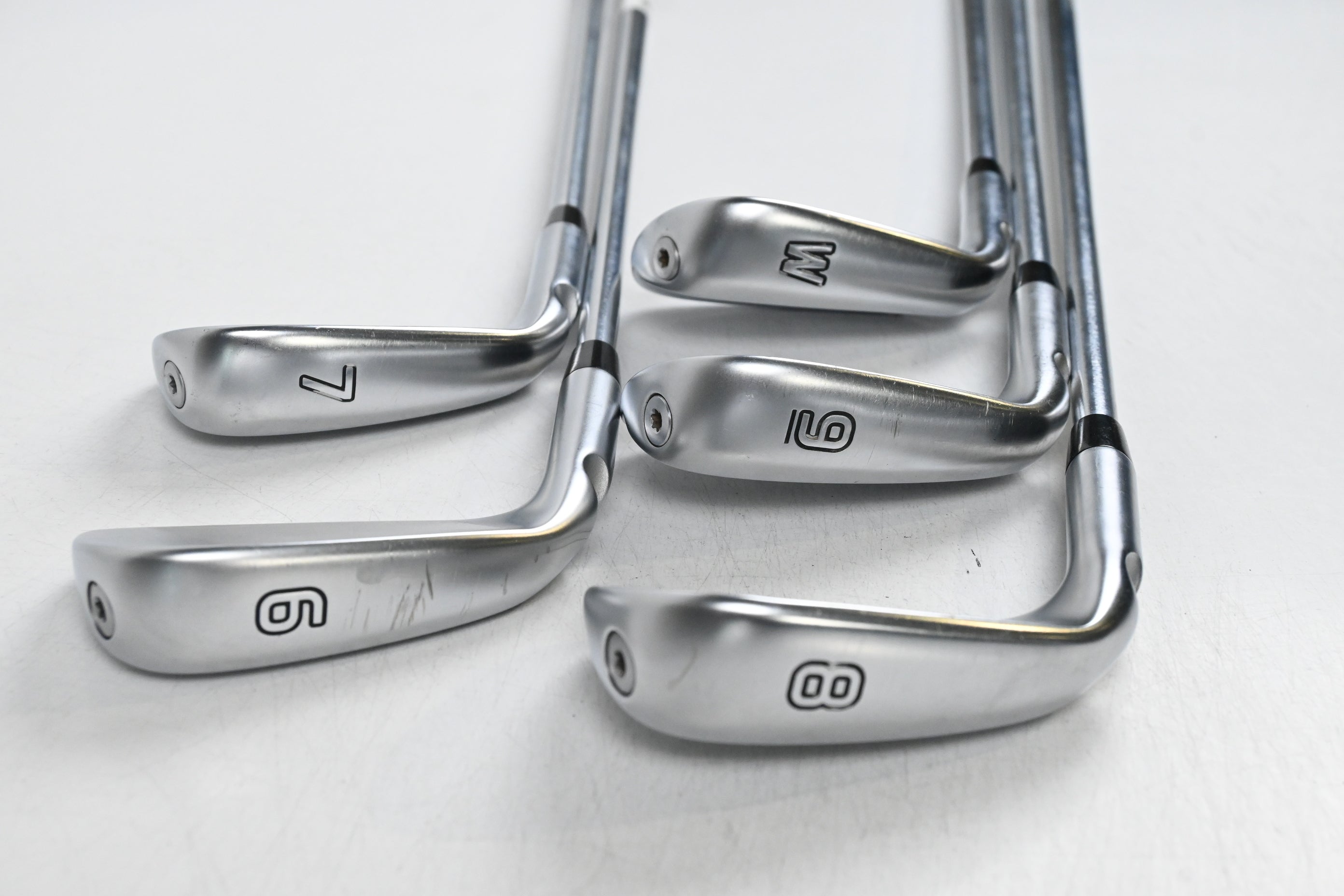 Ping i525 Irons / 6-PW / Black Dot / Regular+ Flex Project X IO 105 Shafts