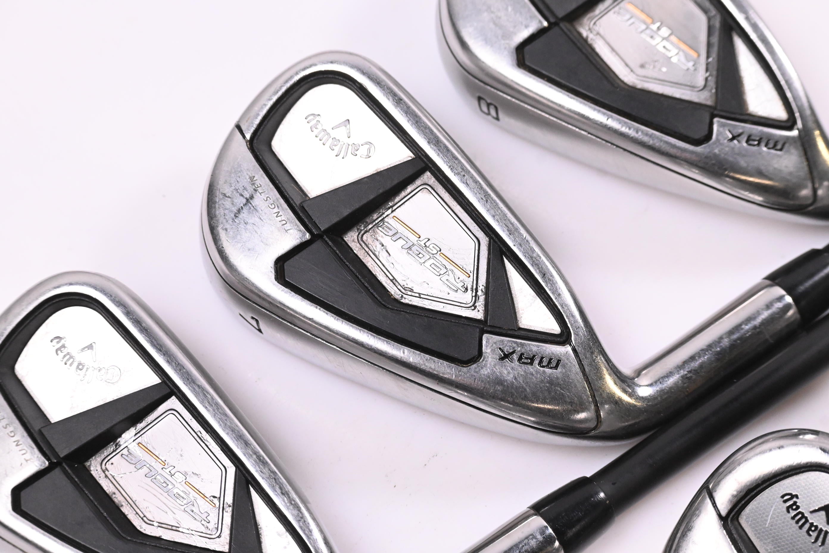 Left Hand Callaway Rogue ST Max Irons / 6-PW+GW / Senior Flex Cypher 50 Shafts