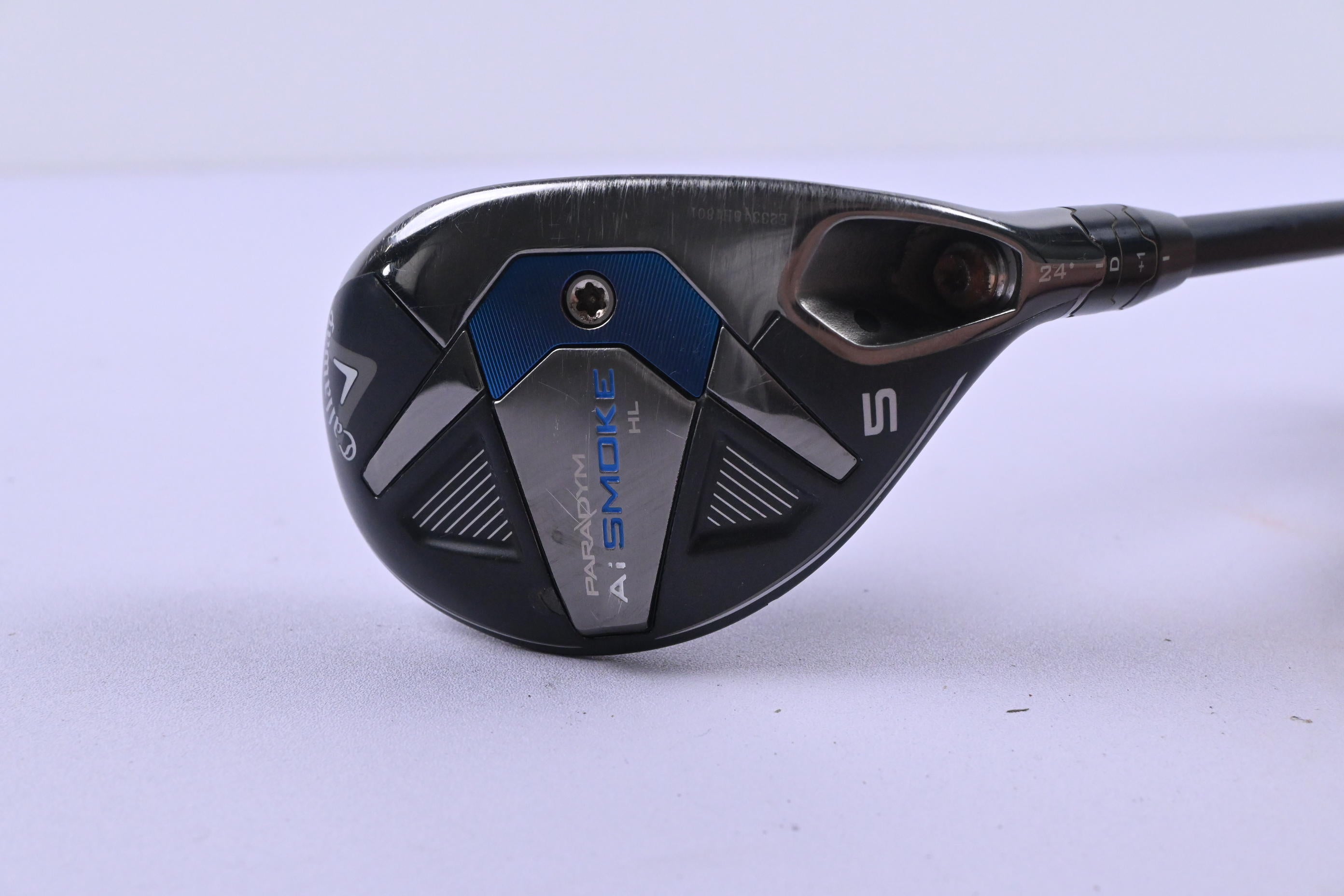 Callaway Paradym Ai Smoke HL #5 Hybrid / 24 Degree / Senior Flex Cypher 2.0 50
