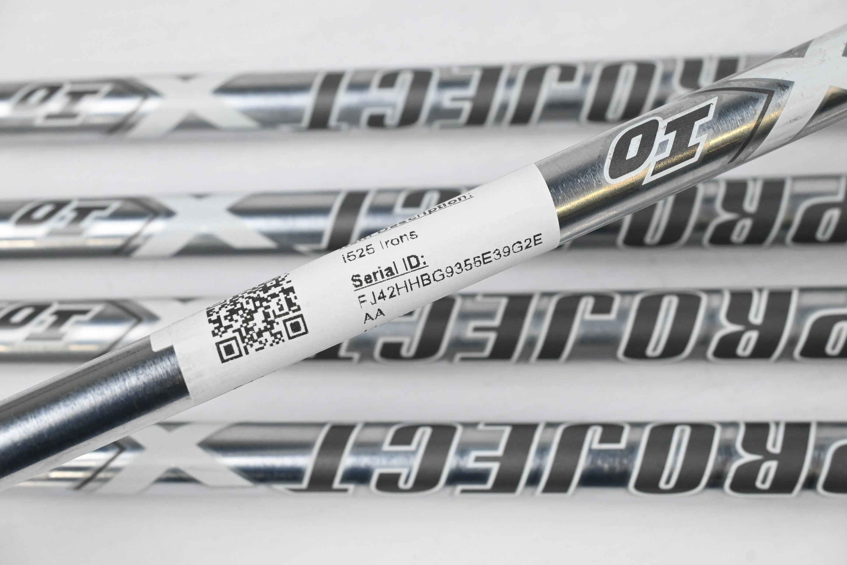 Ping i525 Irons / 6-PW / Black Dot / Regular+ Flex Project X IO 105 Shafts