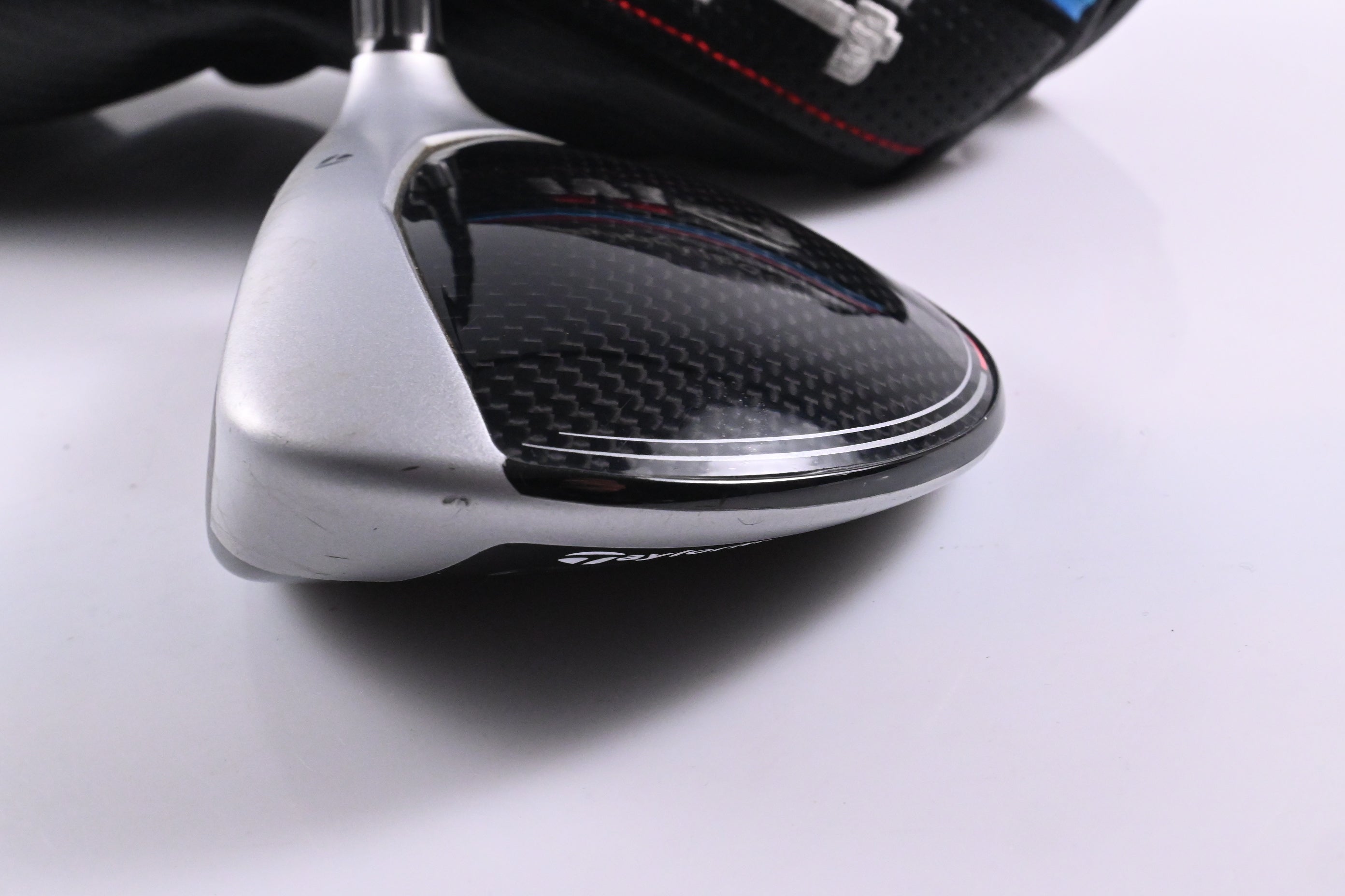 Left Hand Taylormade M4 #3 Wood / 15 Degree / Regular Flex Atmos Red 5 Shaft