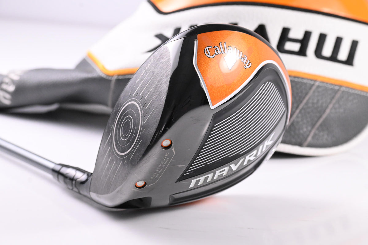 Left Hand Callaway Mavrik Driver / 9 Degree / Stiff Flex HZRDUS T-800 55 Shaft
