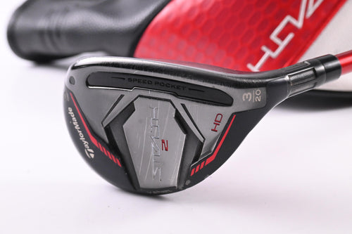 Taylormade Stealth 2 #3 Hybrid / 20 Degree / Stiff Flex Speeder NX 50 Red 60