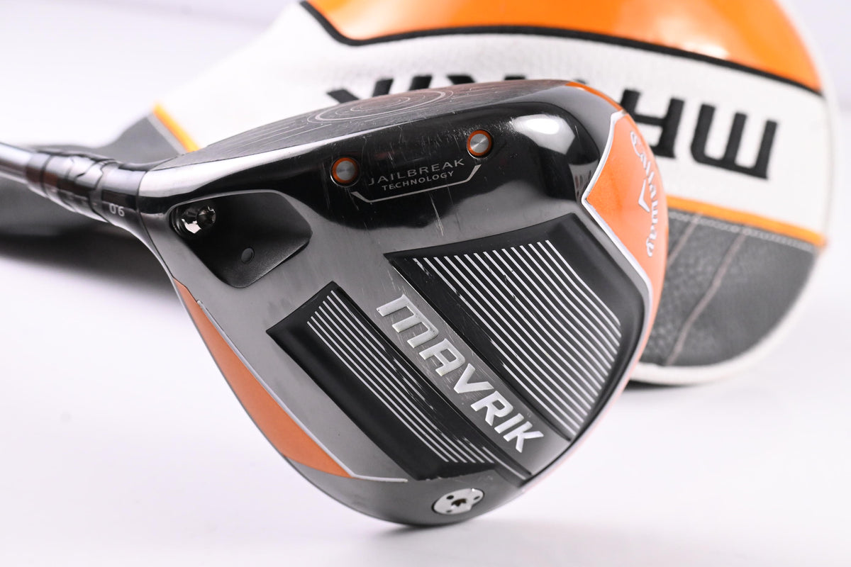 Left Hand Callaway Mavrik Driver / 9 Degree / Stiff Flex HZRDUS T-800 55 Shaft