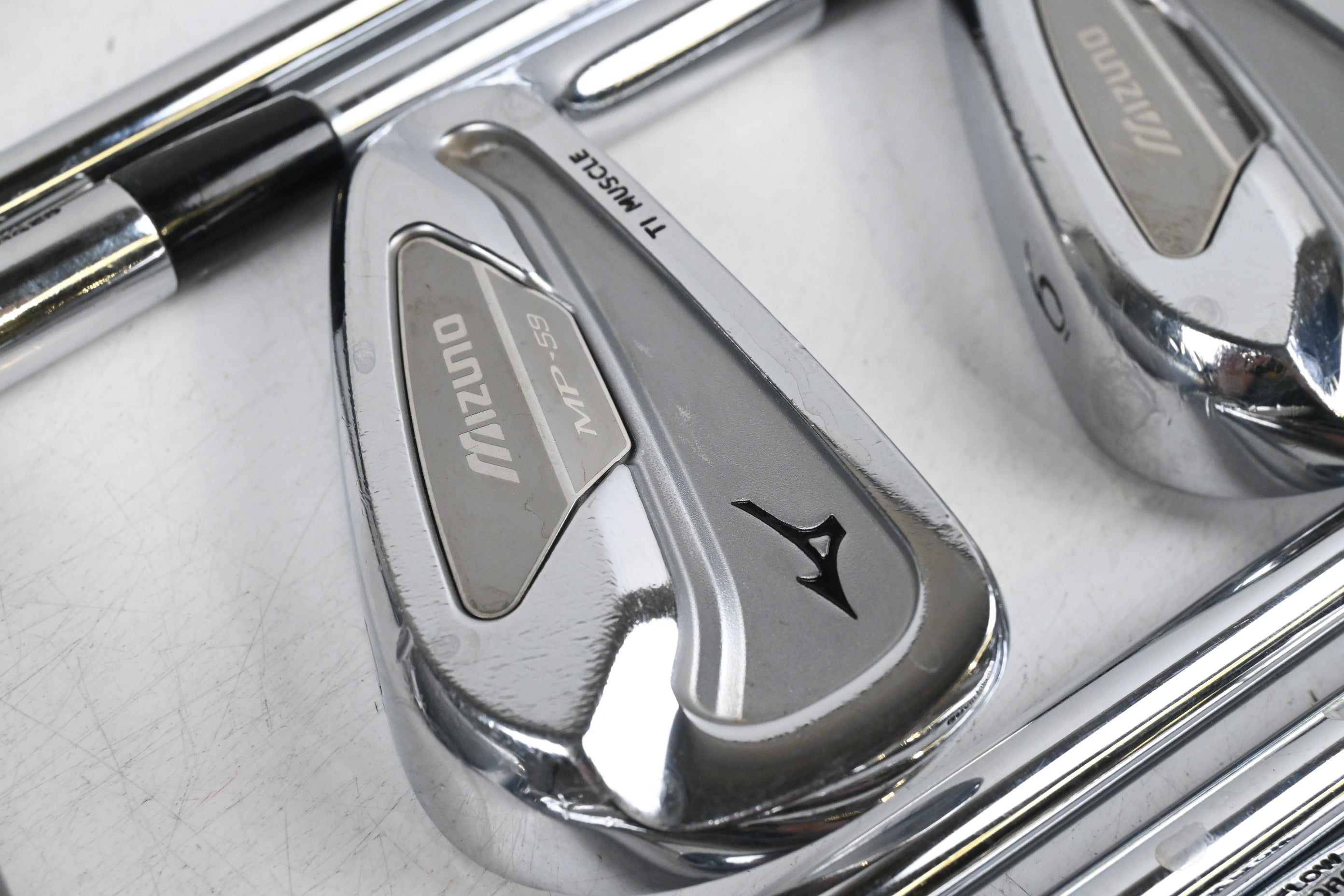 Mizuno MP-59 Irons / 3-PW / Regular Flex Dynalite Gold XP R300 Shafts
