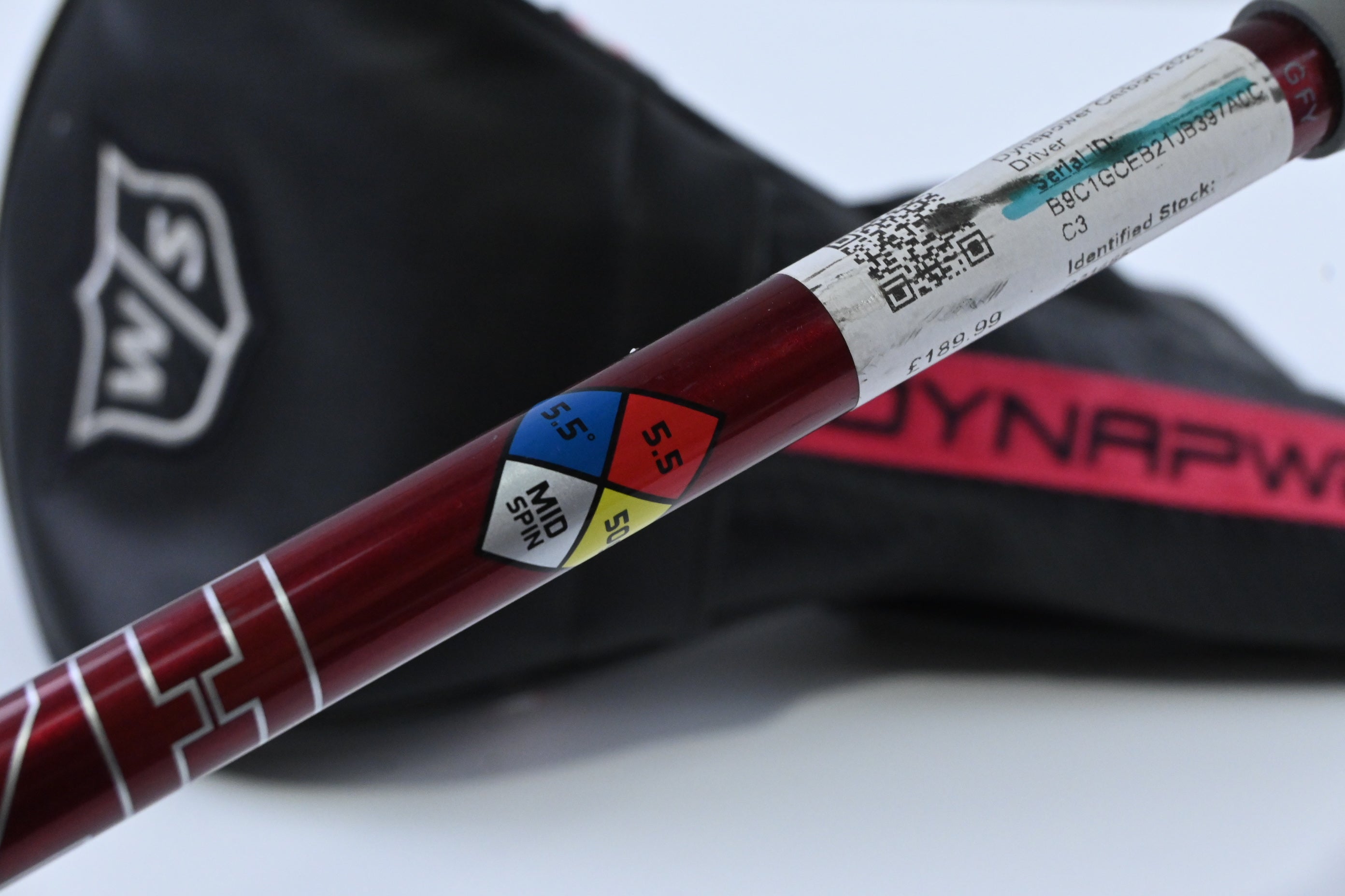 Wilson Dynapower Carbon 2023 Driver / 10.5 Degree / Regular Flex HZRDUS Smoke 50