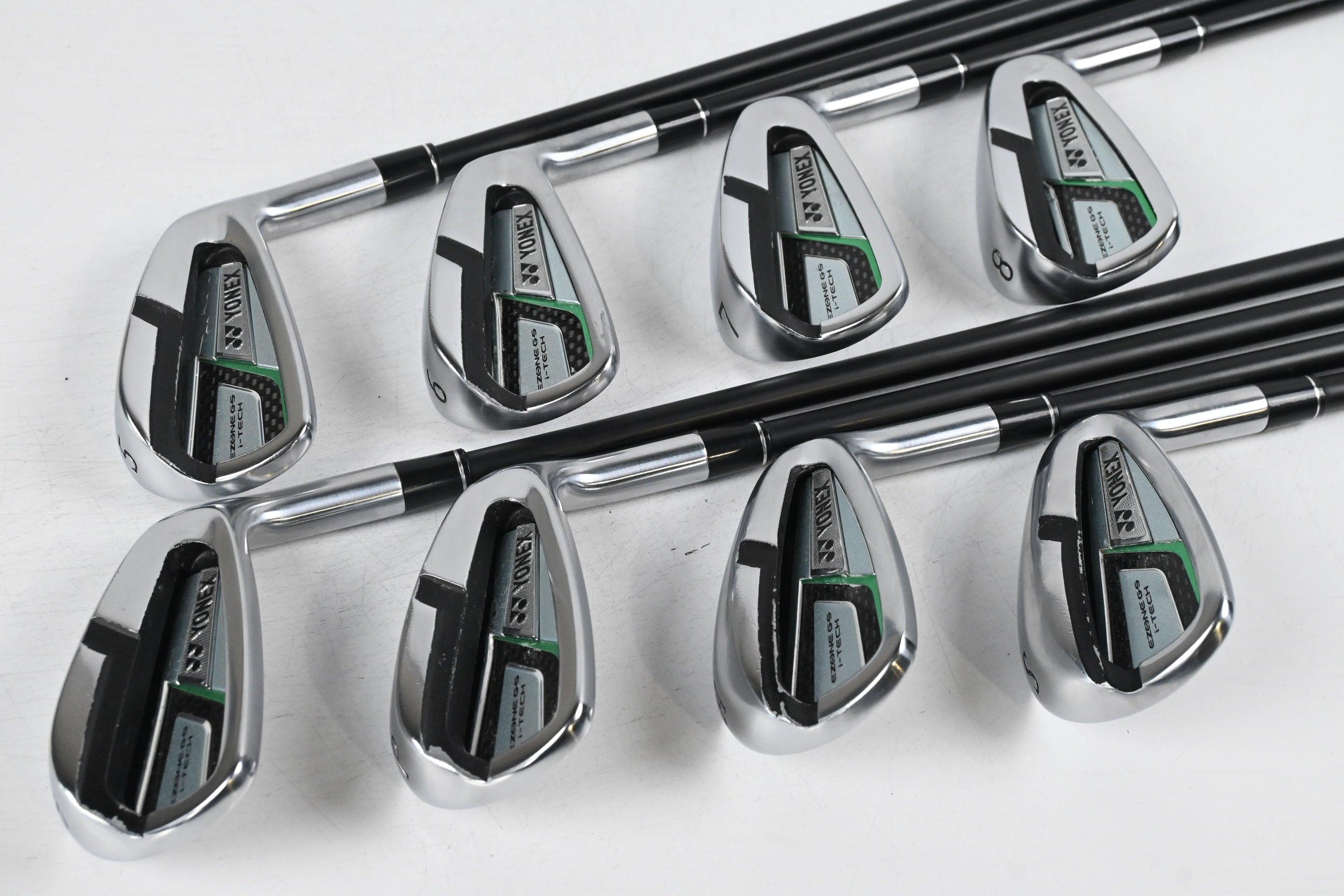 Yonex Ezone GS i-Tech Irons / 5-PW+GW+SW / Regular Flex Yonex EX-G02 Shafts