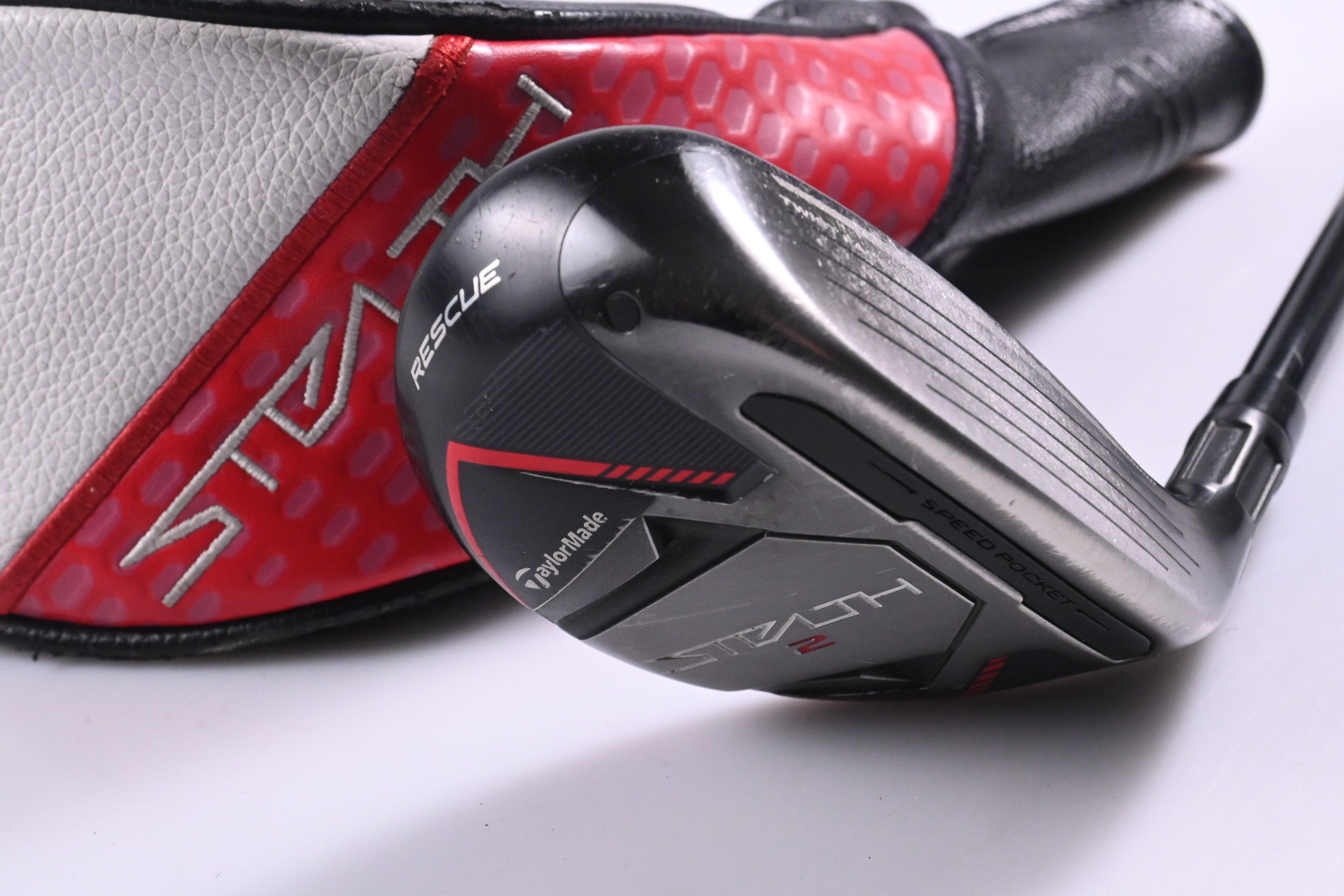 Taylormade Stealth 2 #3 Hybrid / 19 Degree / Stiff Flex Kai'li Red 85 Shaft