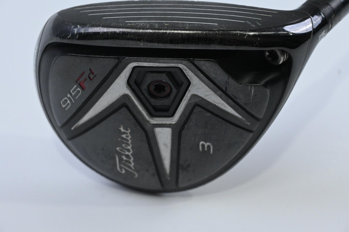 Titleist 915 FD #3 Wood / 15 Degree / Stiff Flex Aldila Rogue White 80