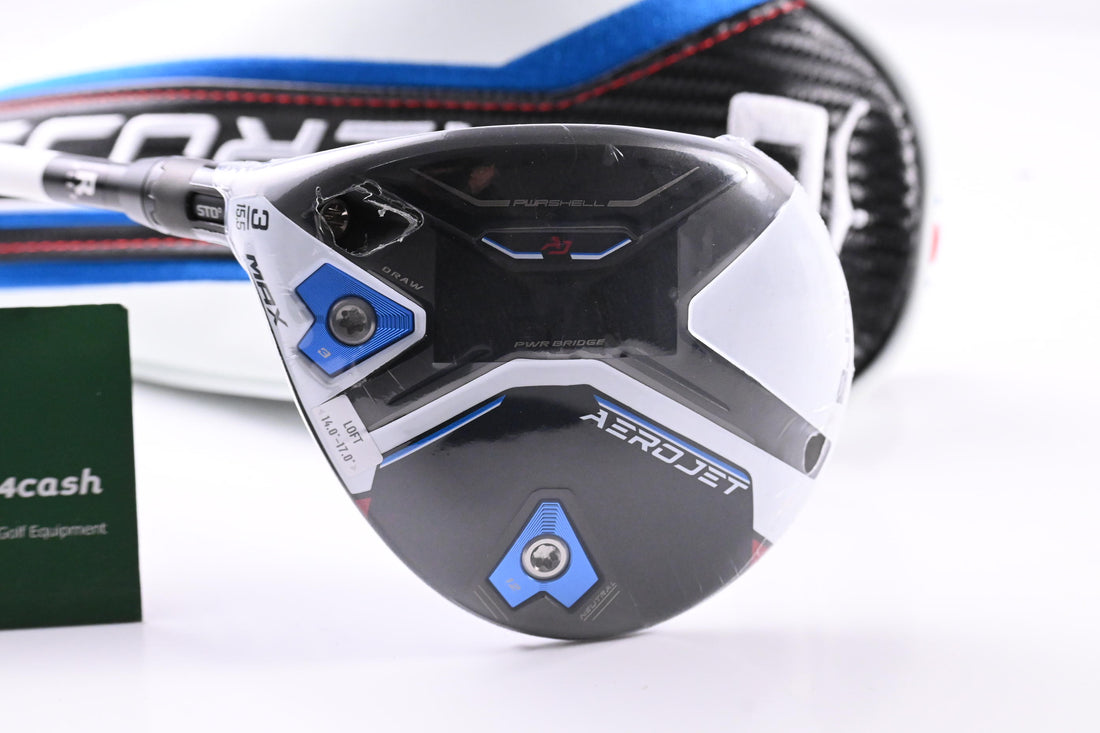 Left Hand Cobra Aerojet Max #3 Wood / 15.5 Degree / Regular Flex UST Helium NC 5