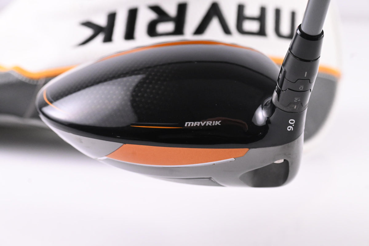 Left Hand Callaway Mavrik Driver / 9 Degree / Stiff Flex HZRDUS T-800 55 Shaft
