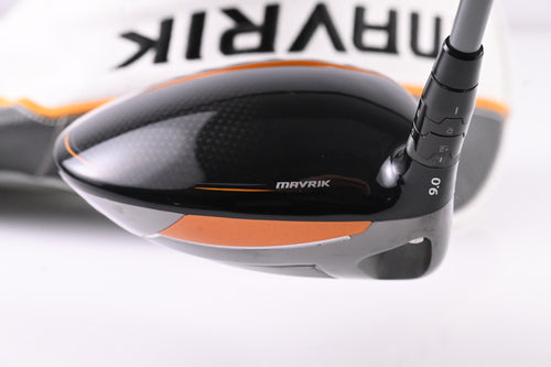 Left Hand Callaway Mavrik Driver / 9 Degree / Stiff Flex HZRDUS T-800 55 Shaft