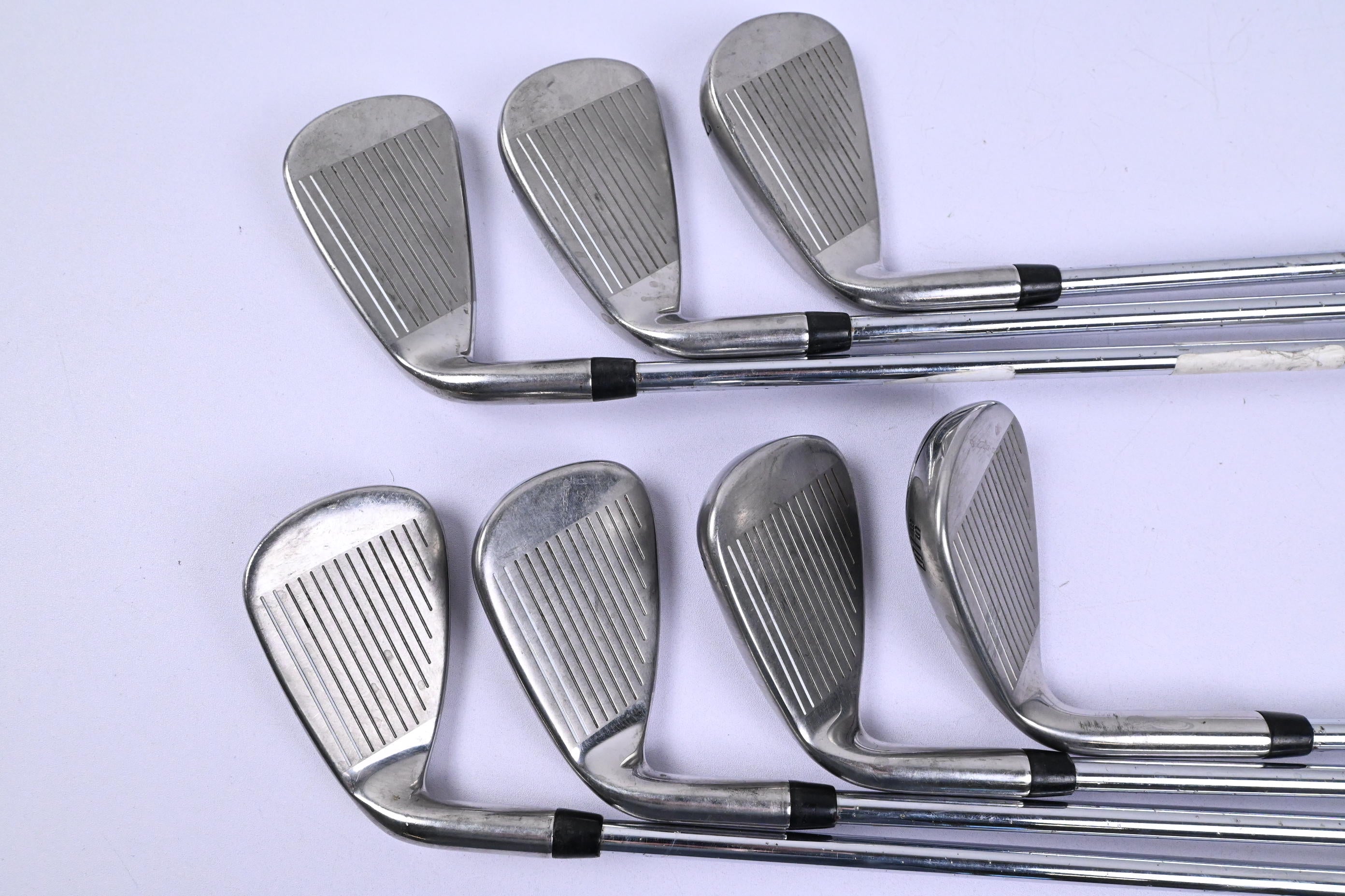 Callaway Rogue ST Max Irons / 5-PW+SW / Stiff Flex Project X Rifle 105 Shafts