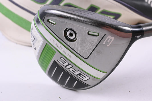 Callaway Epic Speed #3 Wood / 15 Degree / Stiff Flex HZRDUS Smoke iM10 60 Shaft
