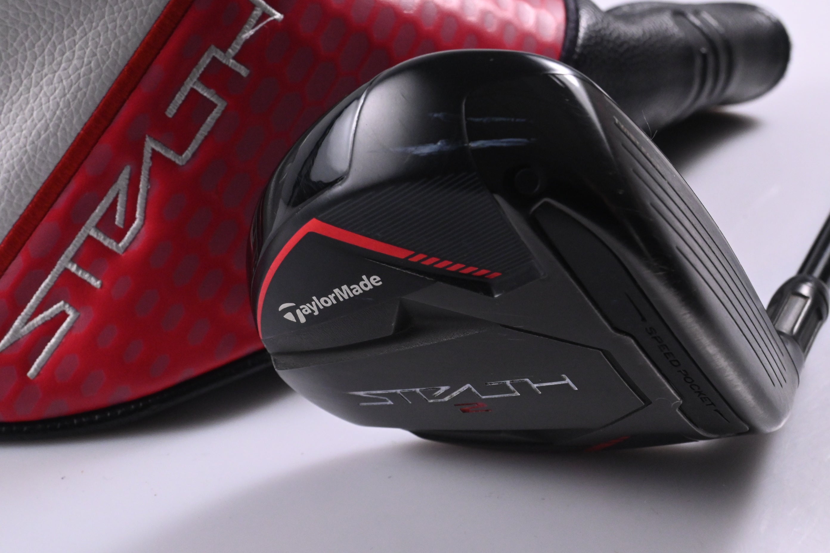 Taylormade Stealth 2 #3 Wood / 15 Degree / Stiff Flex Hzrdus Smoke RDX Red 75