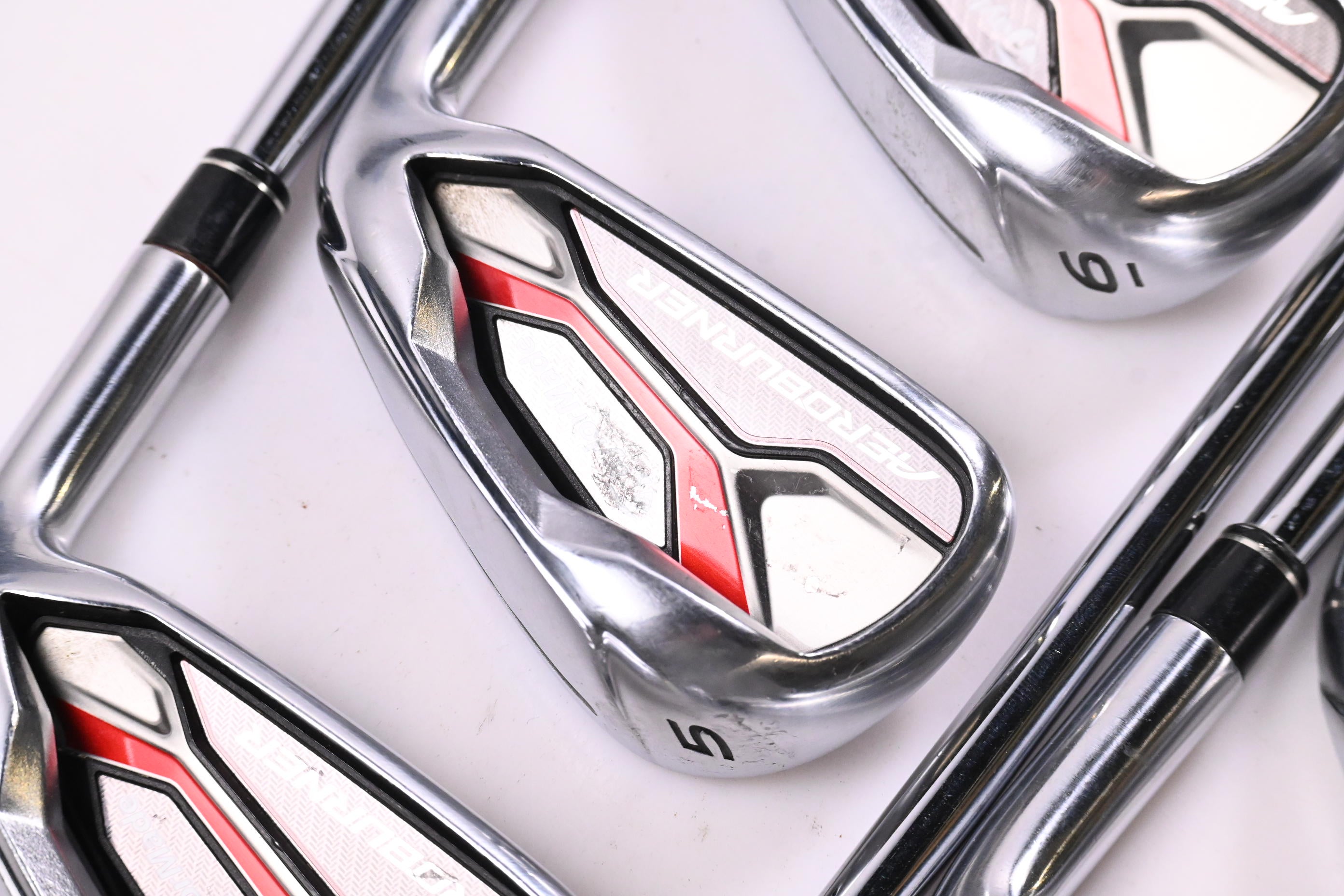 Taylormade Aeroburner Irons / 4-PW / Stiff Flex KBS C-Taper 90 Shafts