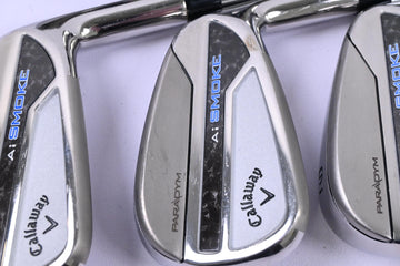 Callaway Paradym Ai Smoke Irons / 4-PW / Stiff Flex Elevate MPH 95 Shafts