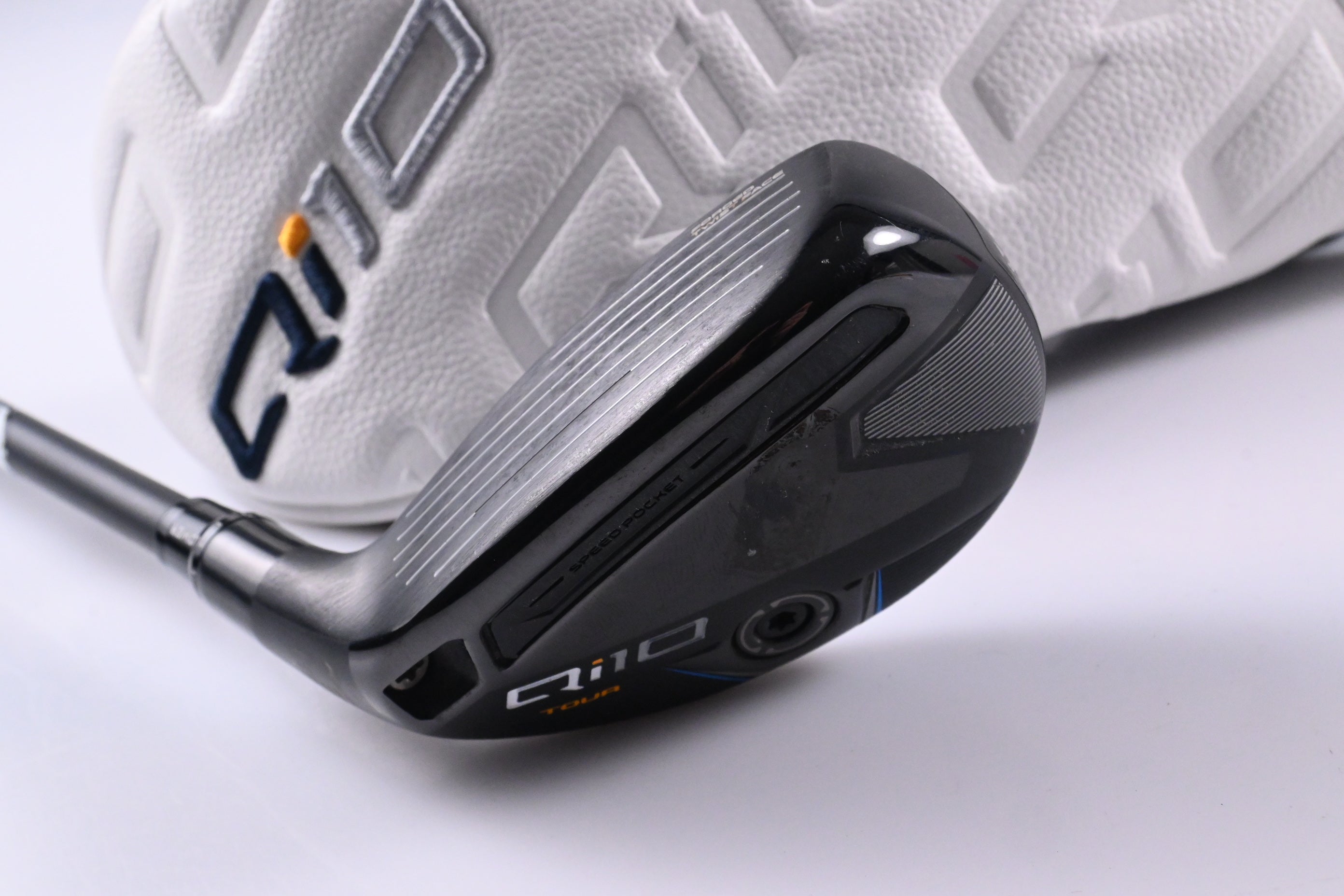 Left Hand Taylormade Qi10 Tour #3 Hybrid / 19.5 Degree / Stiff Flex Tensei AV 75