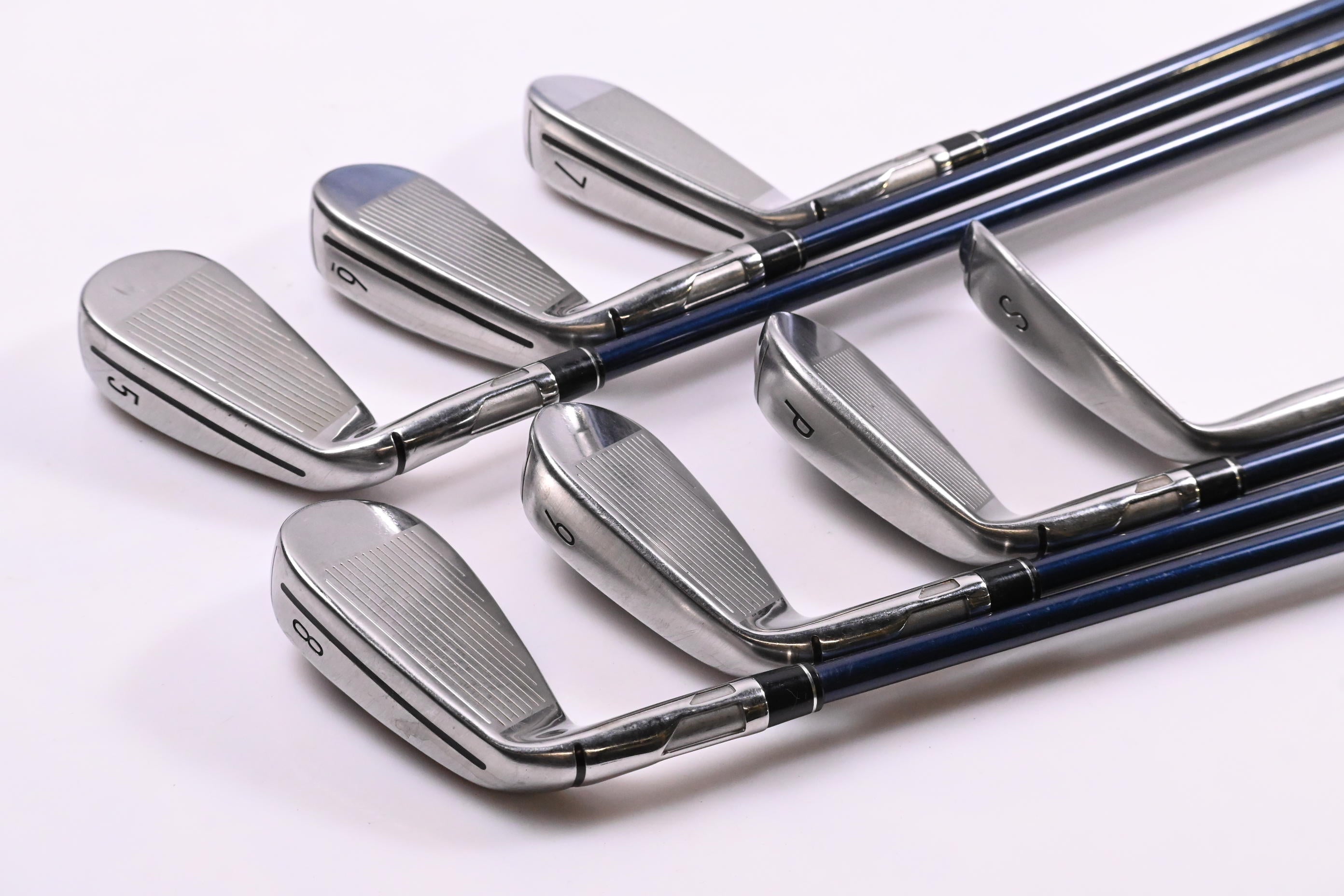 Taylormade SIM Max OS Irons / 5-PW+SW / Regular Flex Ventus Blue 6 Shafts