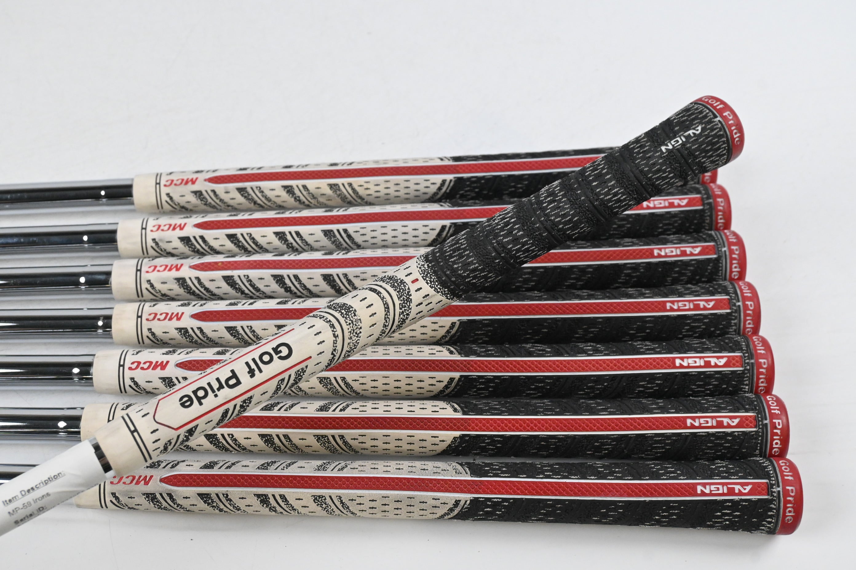 Mizuno MP-59 Irons / 3-PW / Regular Flex Dynalite Gold XP R300 Shafts
