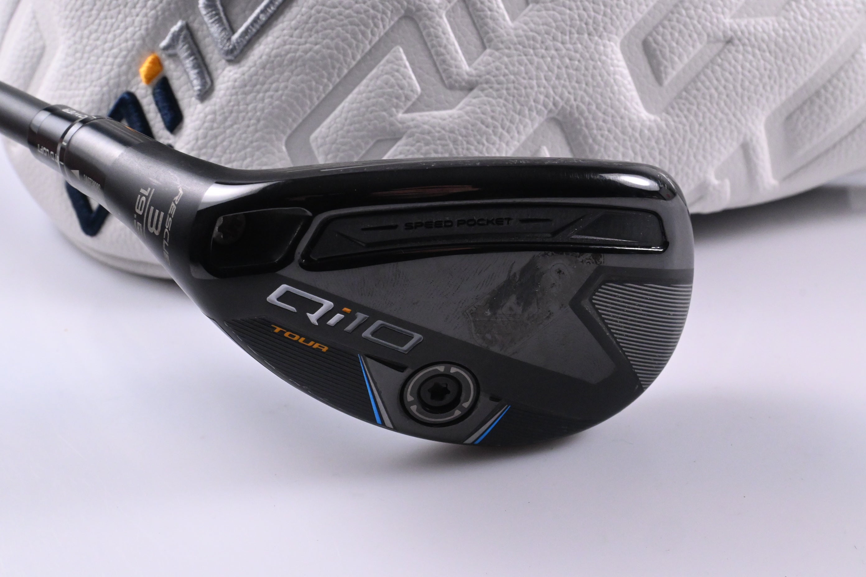 Left Hand Taylormade Qi10 Tour #3 Hybrid / 19.5 Degree / Stiff Flex Tensei AV 75