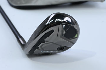 Left Hand TaylorMade Qi35 Max #4 Hybrid / 23 Degree / Stiff Flex Tensei AV Blue