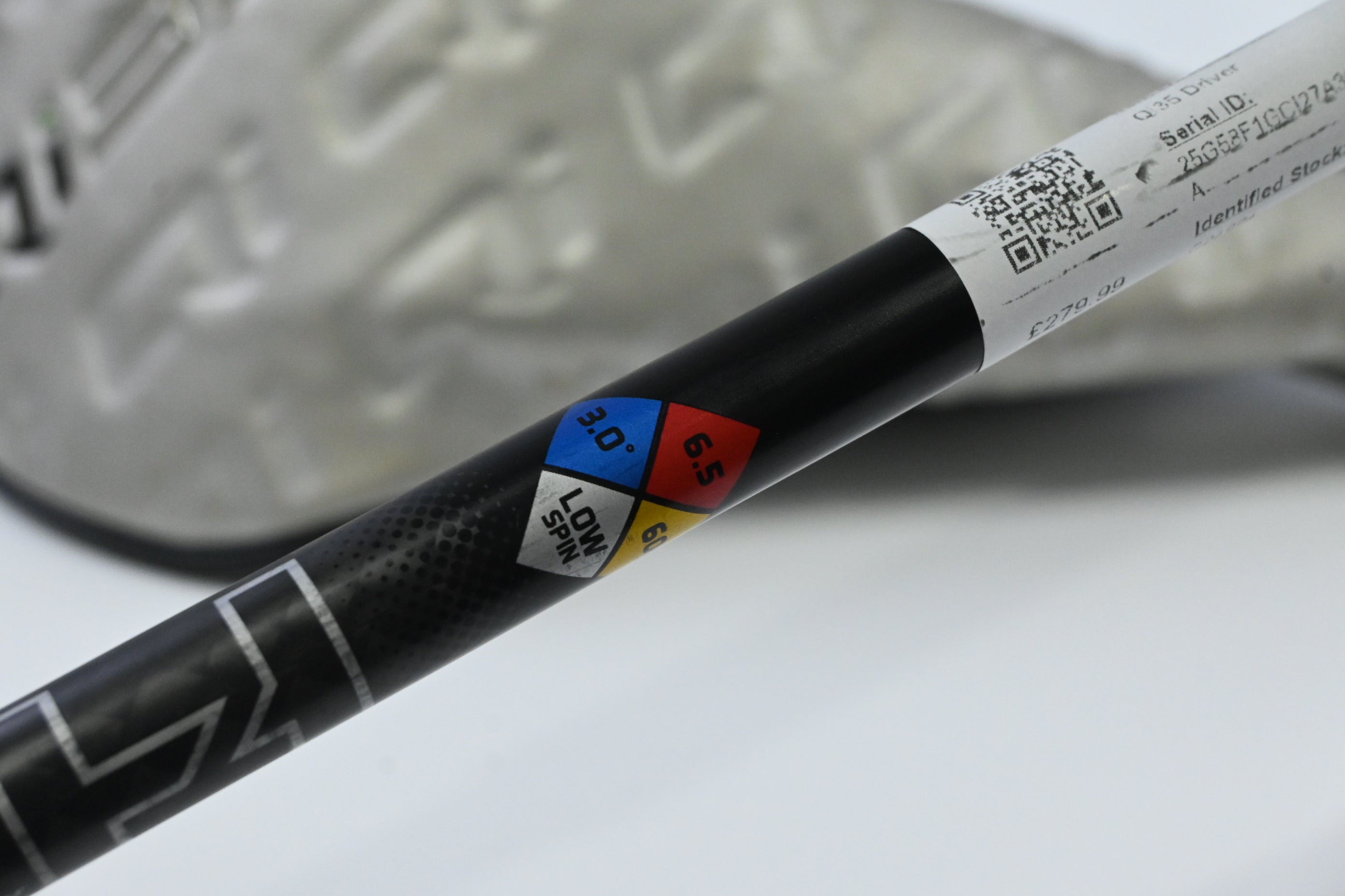 Taylormade Qi35 Driver / 9 Degree / X-Flex HZRDUS Gen5 Black 60 Shaft
