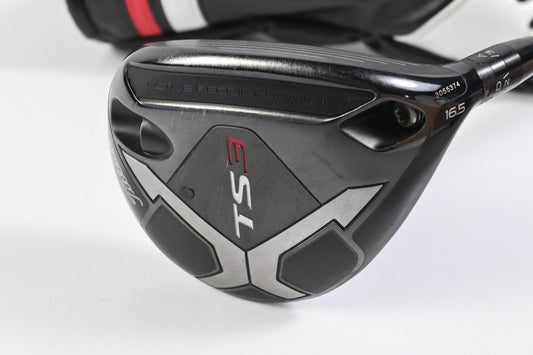 Titleist TS3 #3 Wood / 16.5 Degree / Stiff Flex Tensei AV Blue 65 Shaft