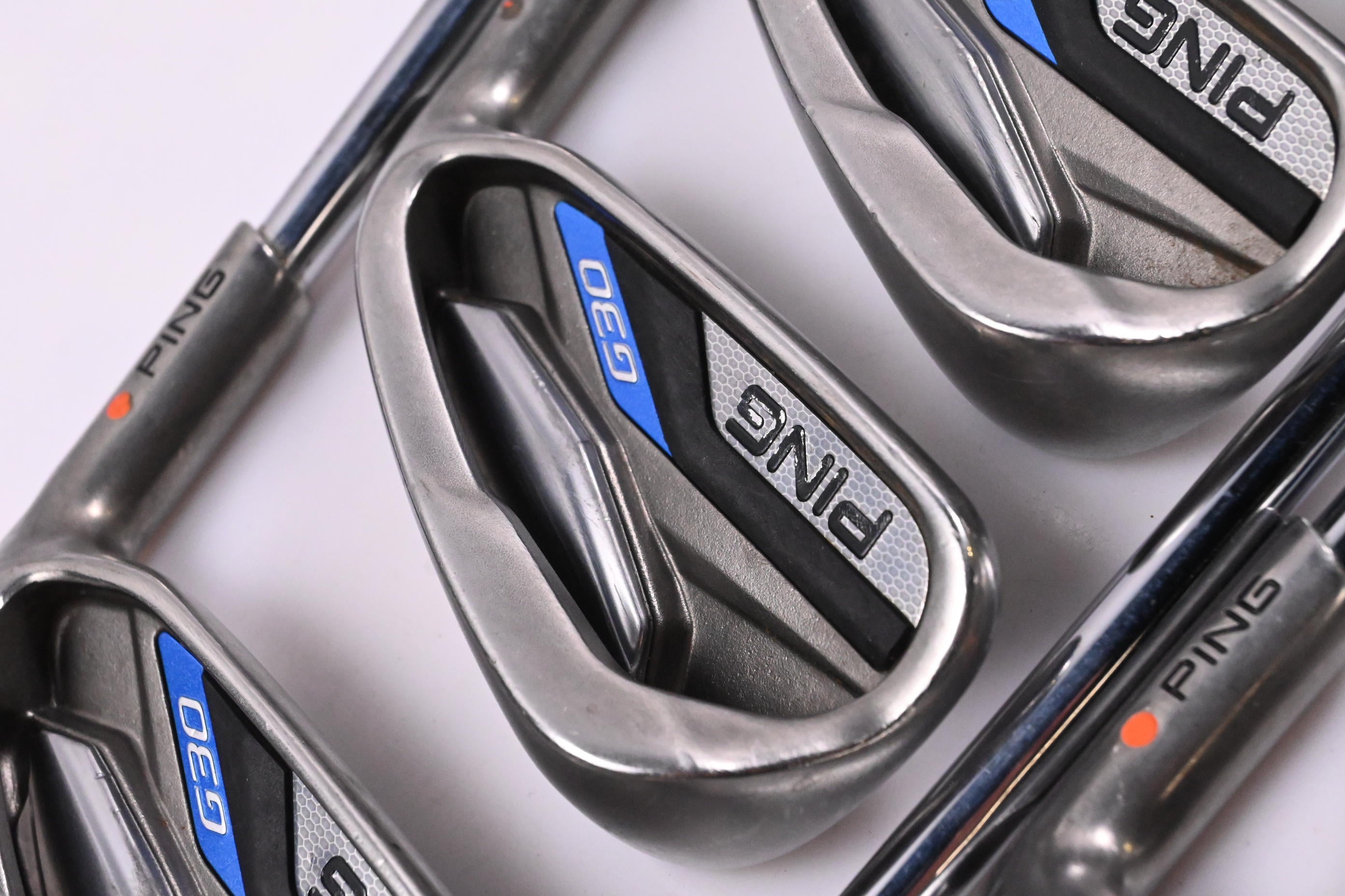 Ping G30 Irons / 4-PW+SW / Orange Dot / Regular Flex Ping CFS Distance