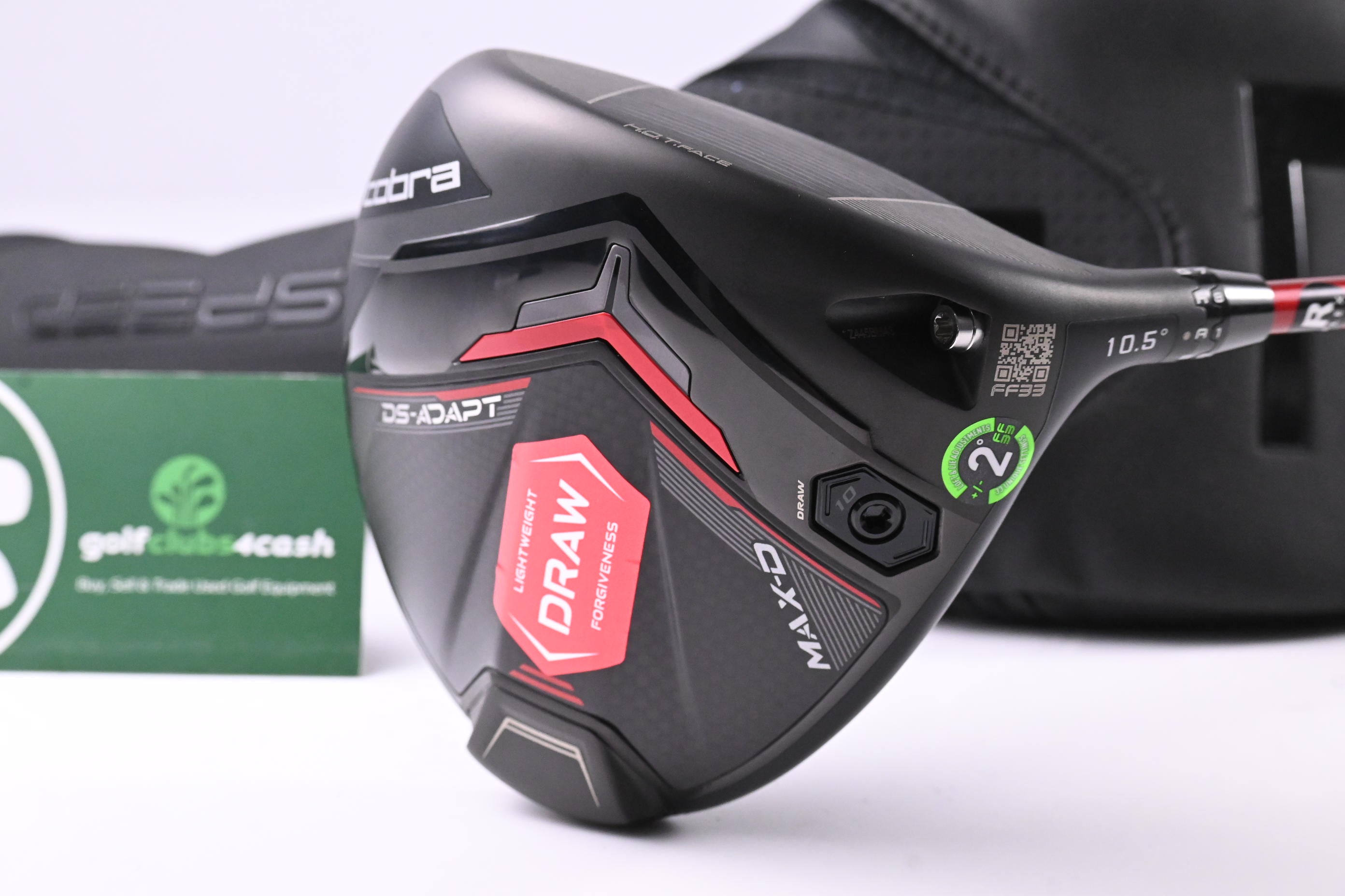 Cobra DS-Adapt MAX-D Driver / 10.5 Degree / Regular Flex Project X Denali Red 50