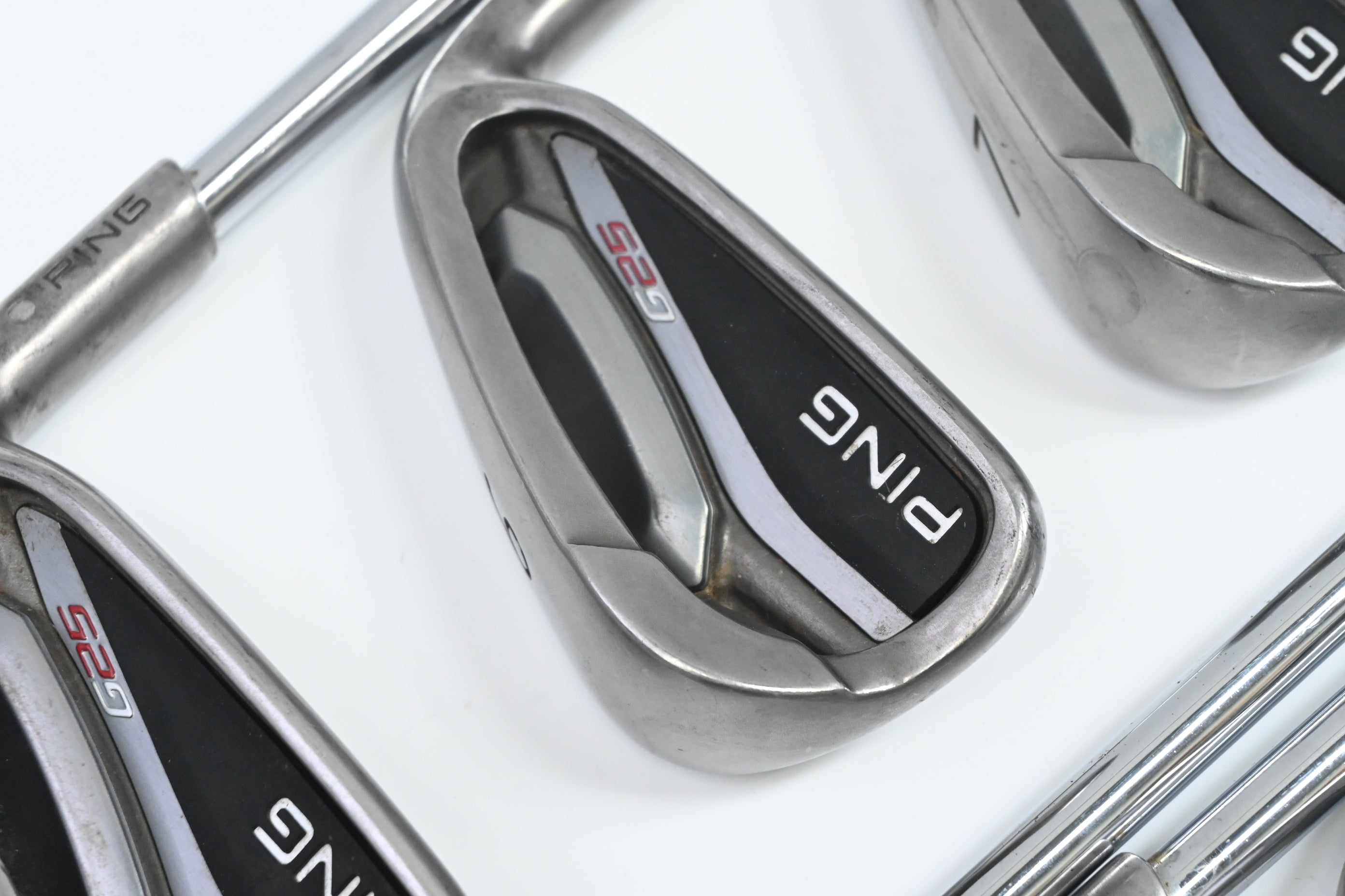 Ping G25 Irons / 5-PW+SW / Silver Dot / Stiff Flex Ping CFS Shafts